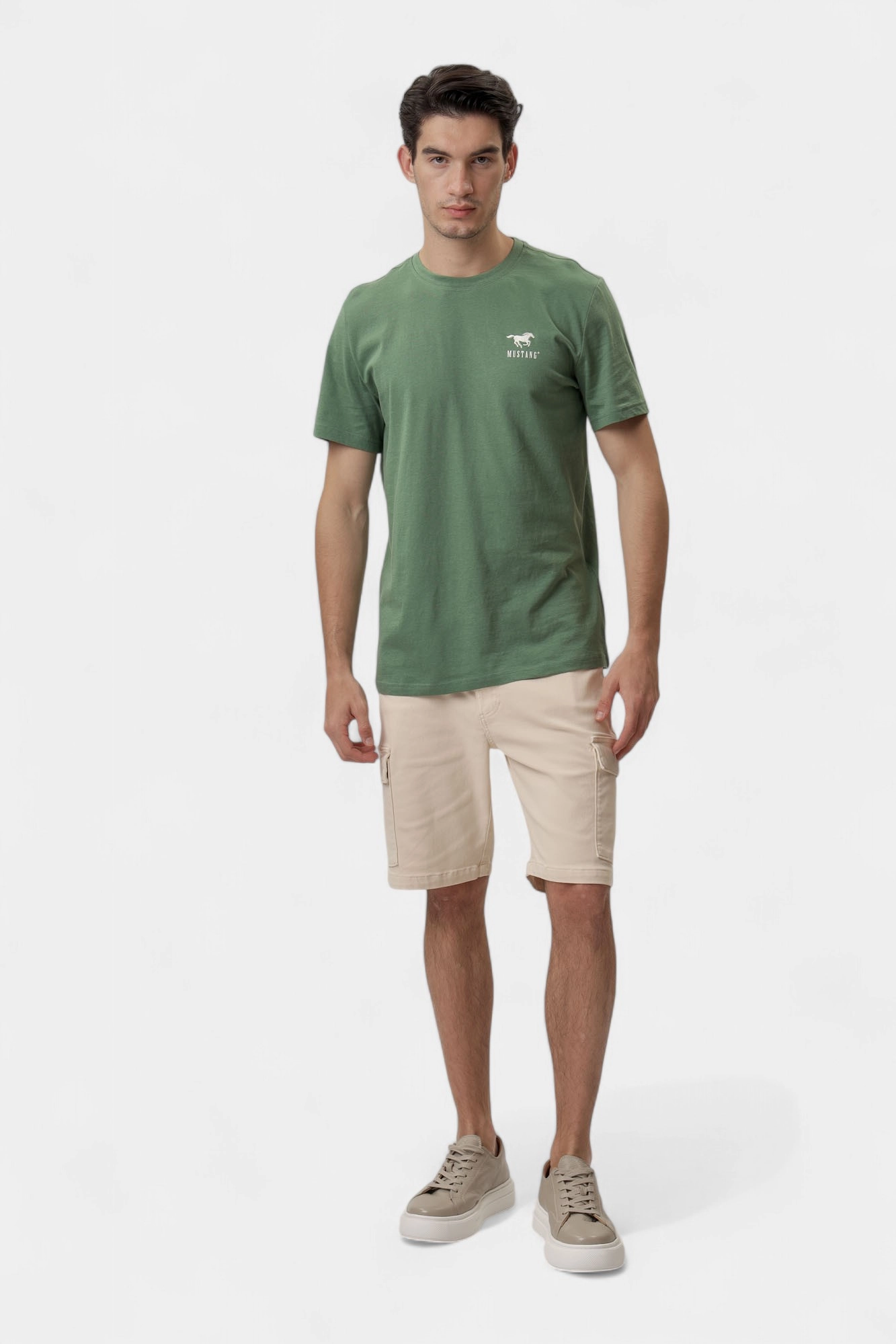 1016265 Футболка Mustang Зеленый