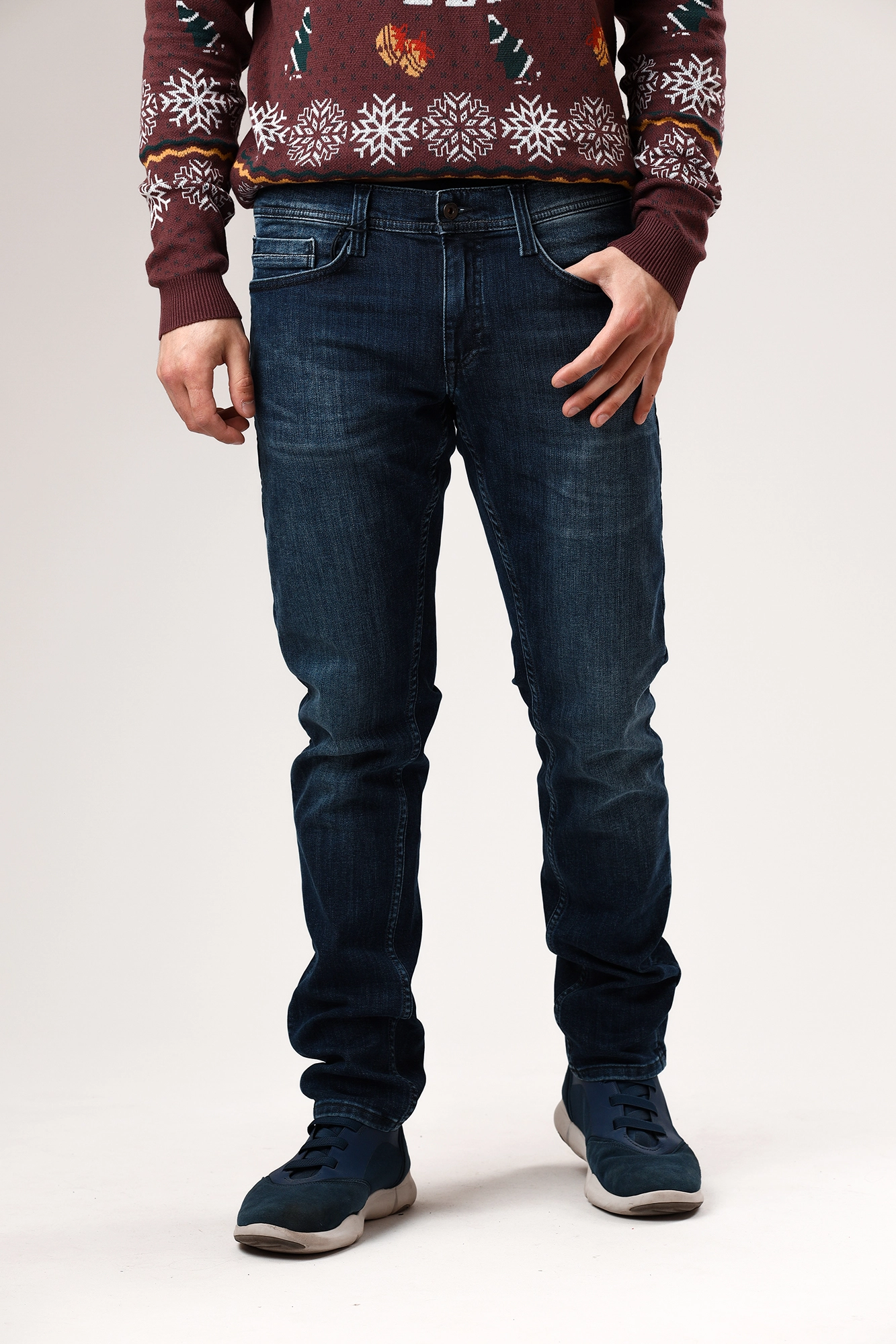 1011974-5000 Джинсы Oregon Tapered Mustang Синий