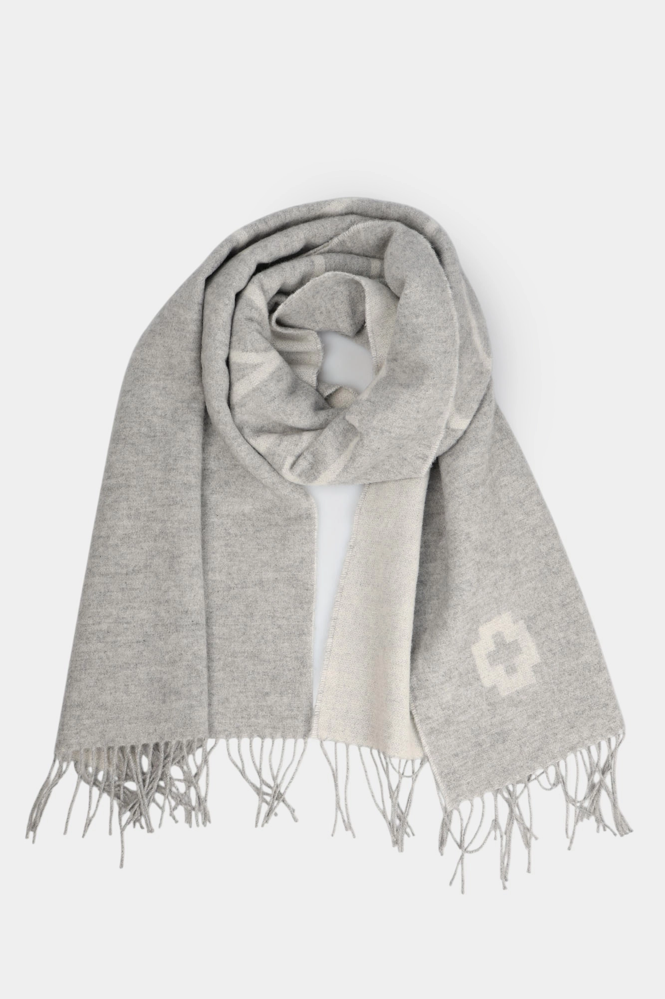 30048625_10020603_032 Шарф Strellson Серый