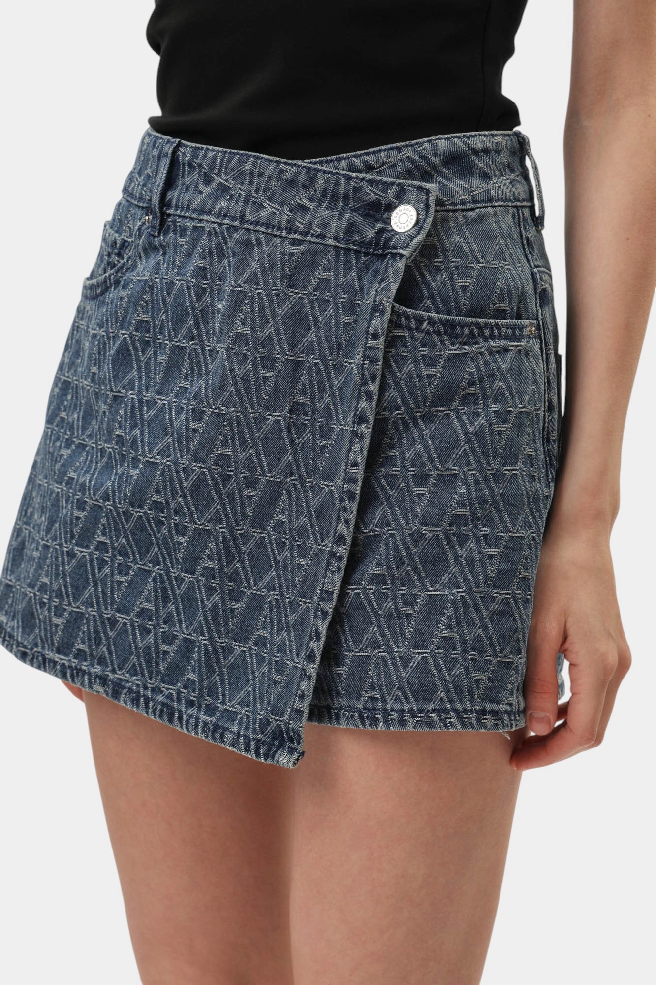 XW000555_AF12844 шорты джинсовые armani exchange 