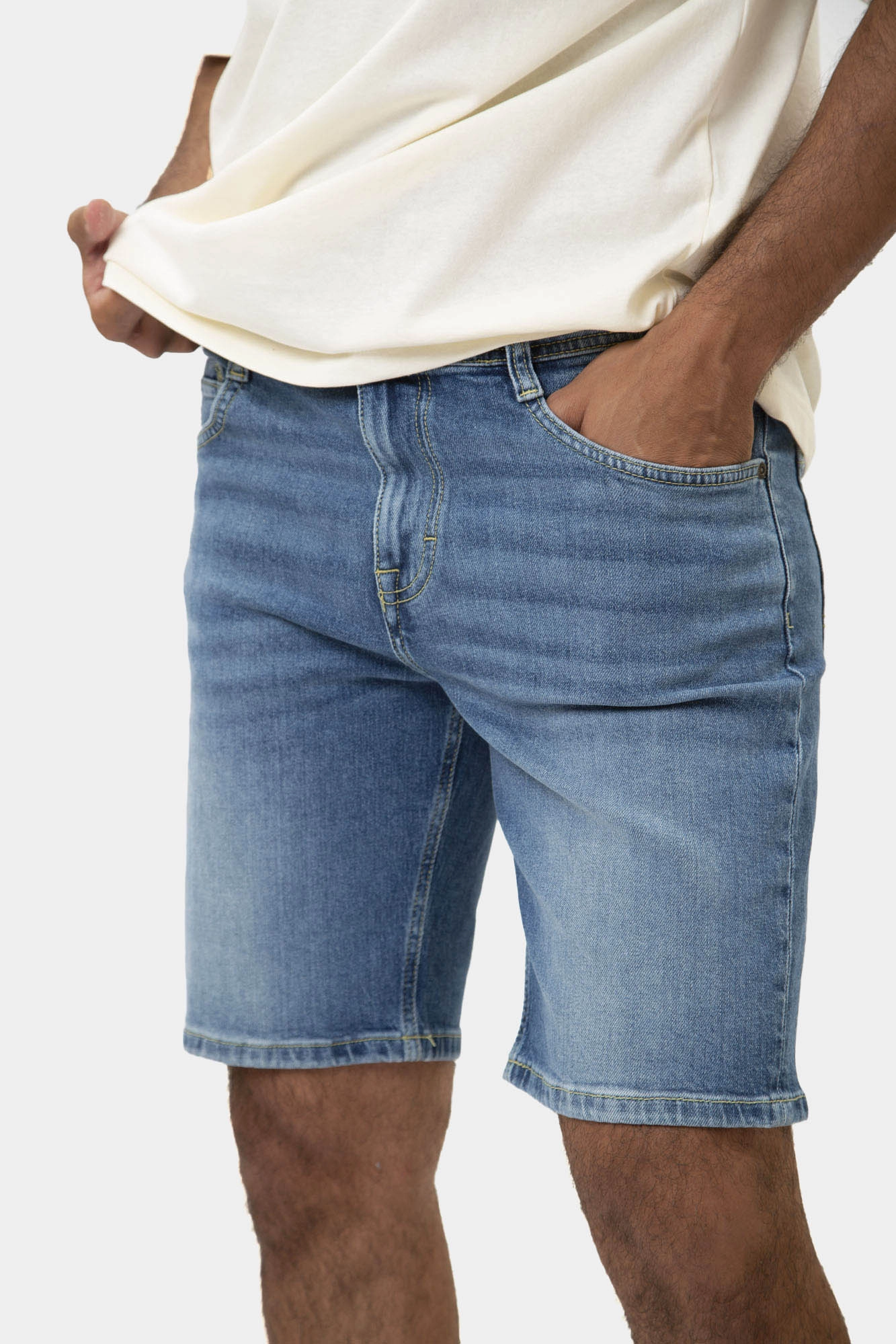 1015152-5000 Шорты джинсовые Mustang Синий