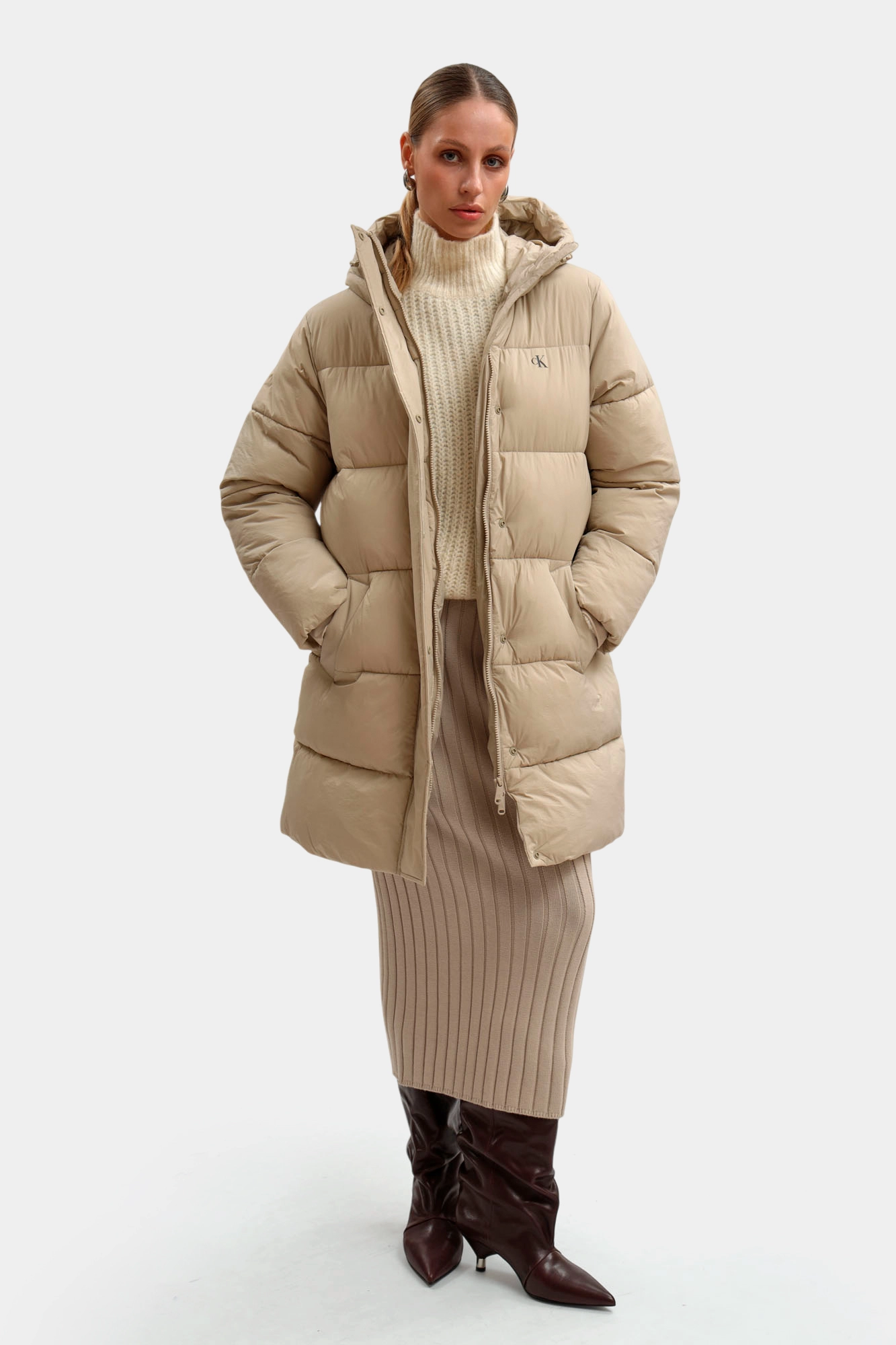 LV047D508G пальто пуховое calvin klein jeans