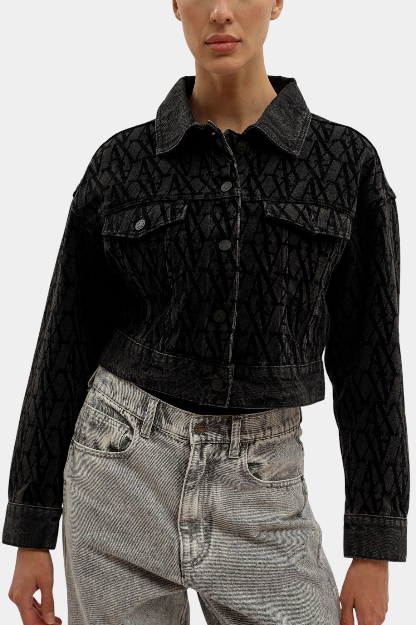 XW000819_AF16092 куртка джинсовая armani exchange 