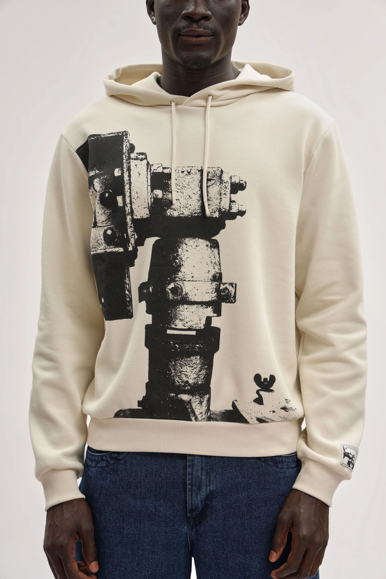 BMF1132 Худи Bikkembergs Бежевый