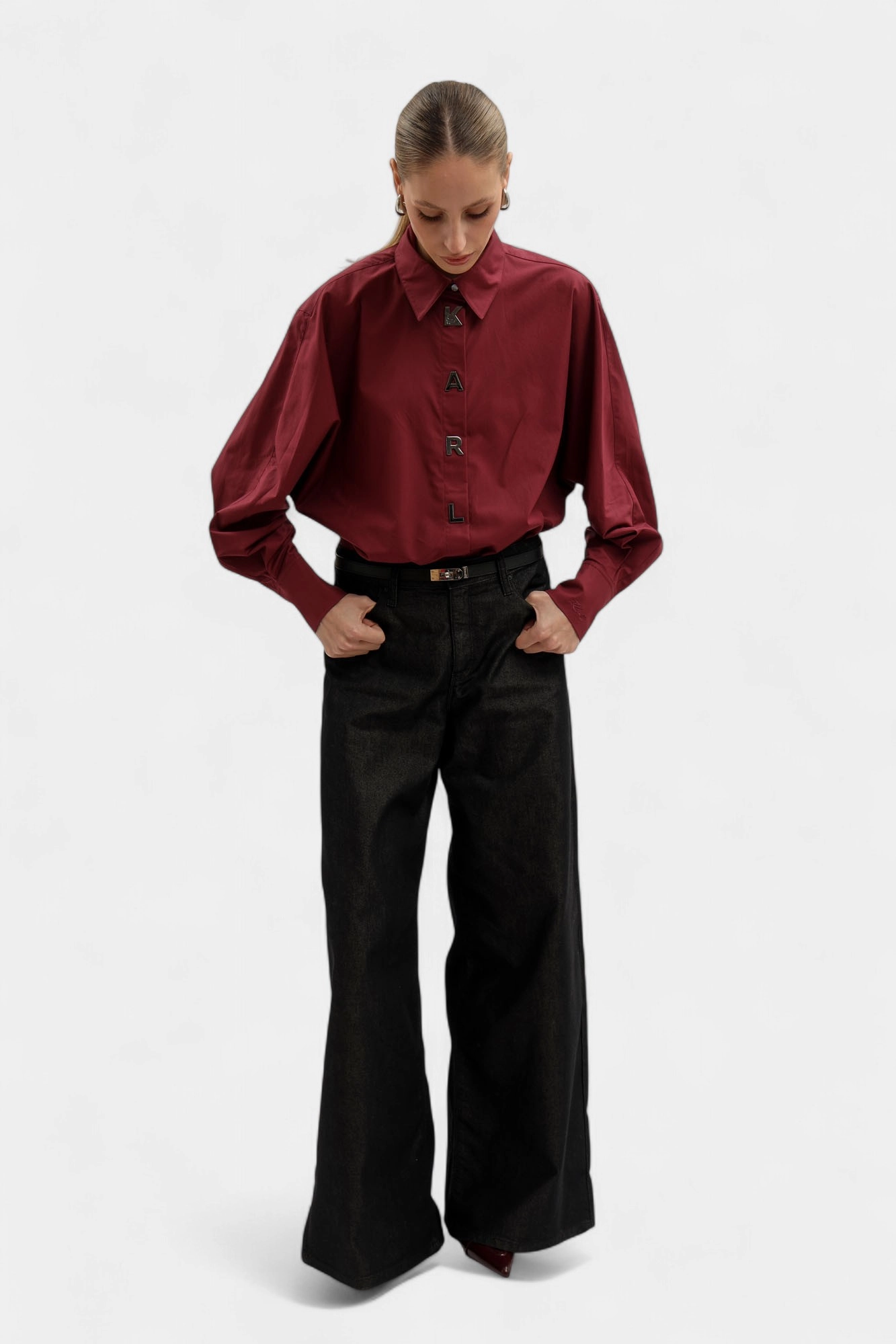 A4W11022 блуза karl lagerfeld