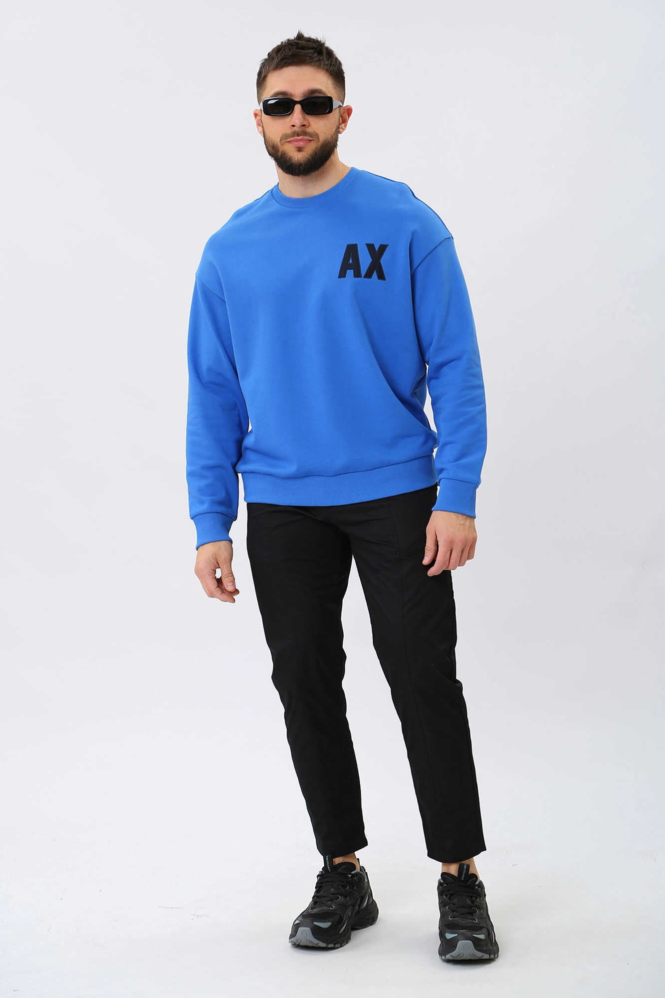 3RZP16_ZNXGZ Брюки чиносы Armani Exchange Черный