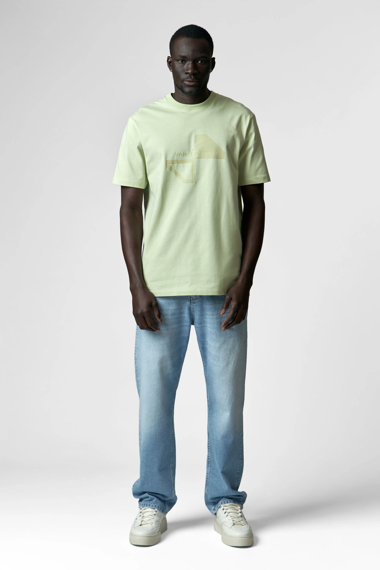 VM-ERK-22-424 Футболка Van Mich Зеленый