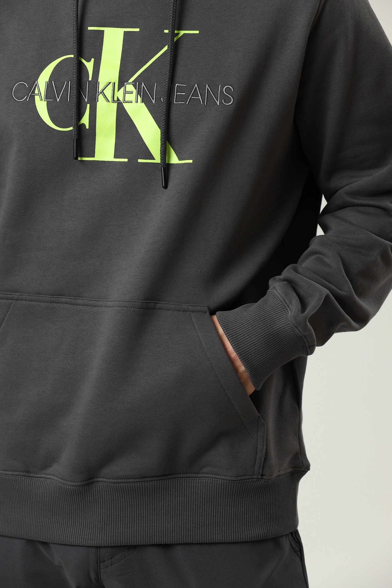 J30J314557_PCK Худи Calvin Klein Jeans Серый