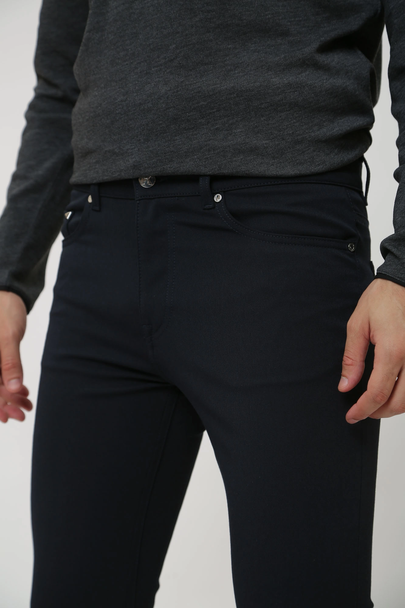 534815_265840 Брюки 5-карманные Karl Lagerfeld Синий