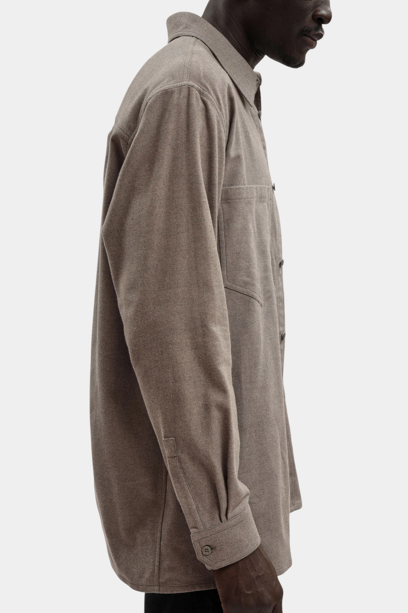 EM001604_ TE16011 Рубашка с длинным рукавом Emporio Armani Коричневый