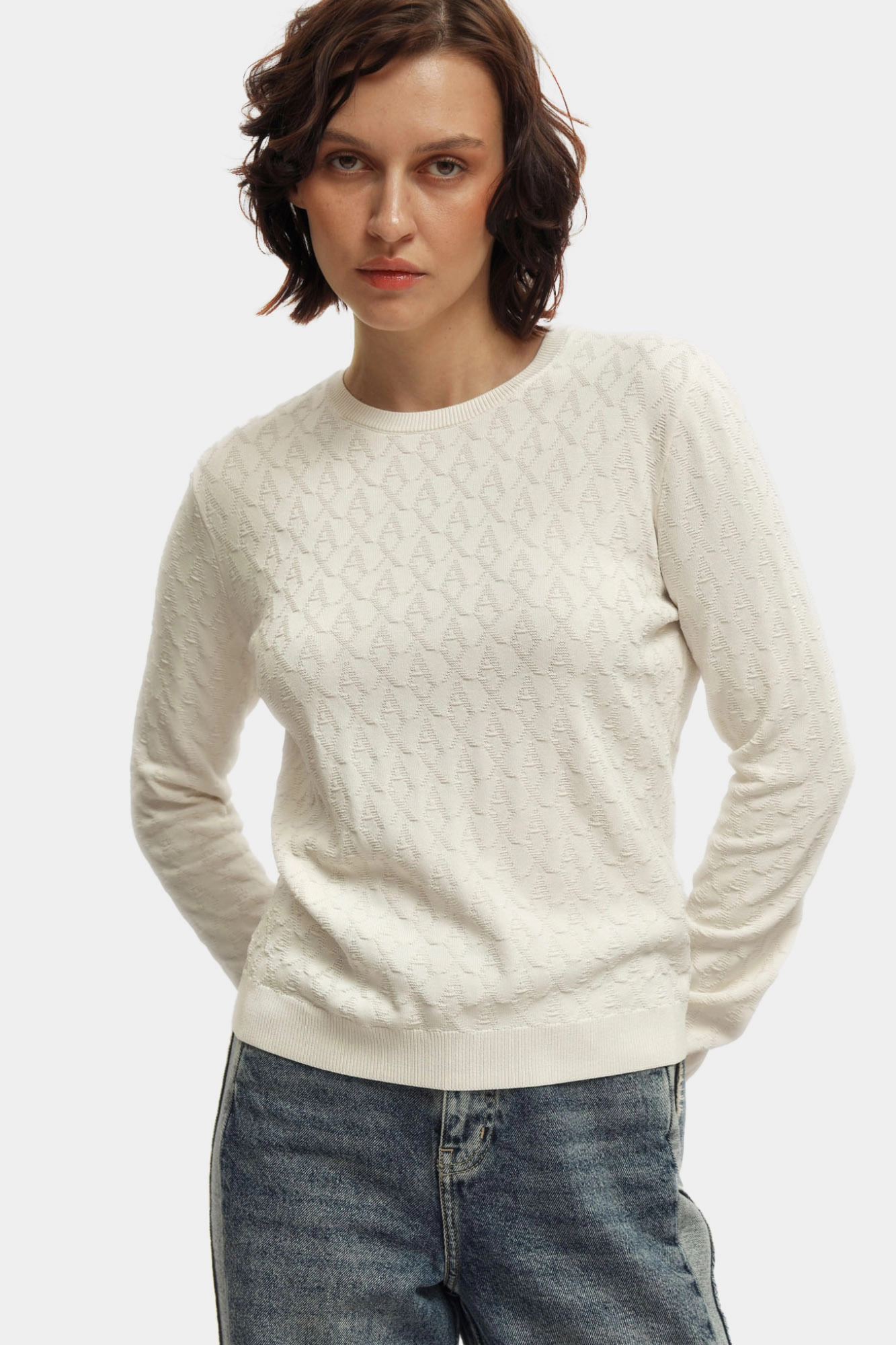 XW000910_AF10352 джемпер armani exchange 
