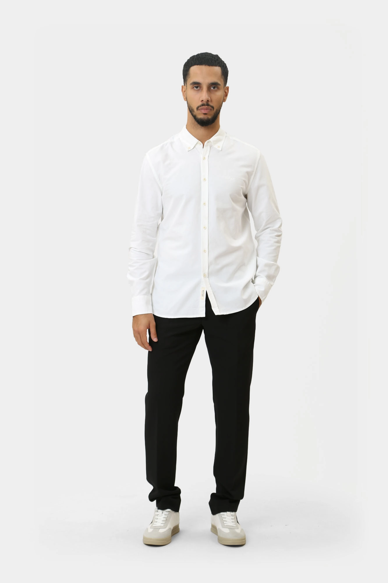 1015620 Рубашка с длинным рукавом Mustang Белый