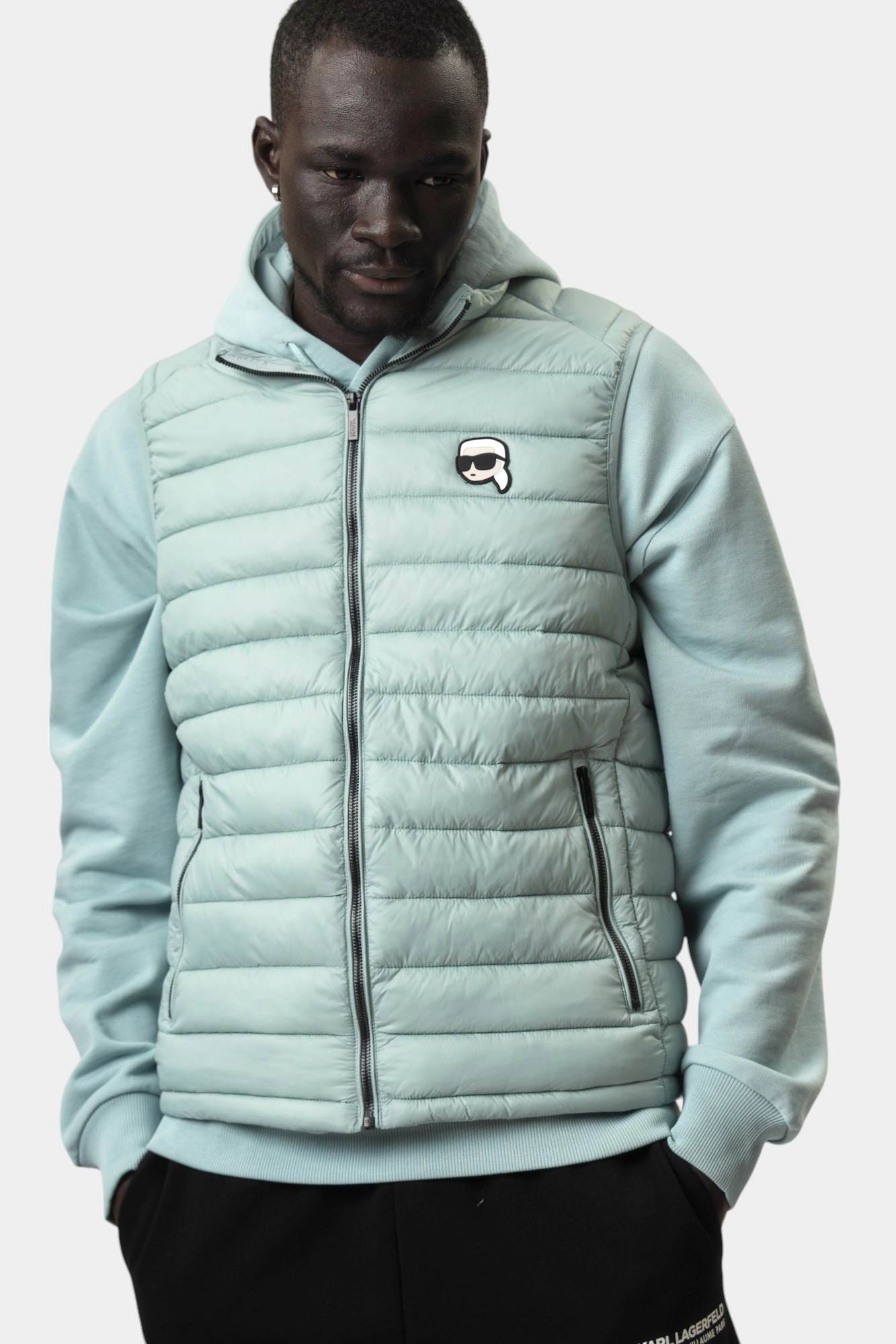 551590_505711 Жилет Karl Lagerfeld Голубой