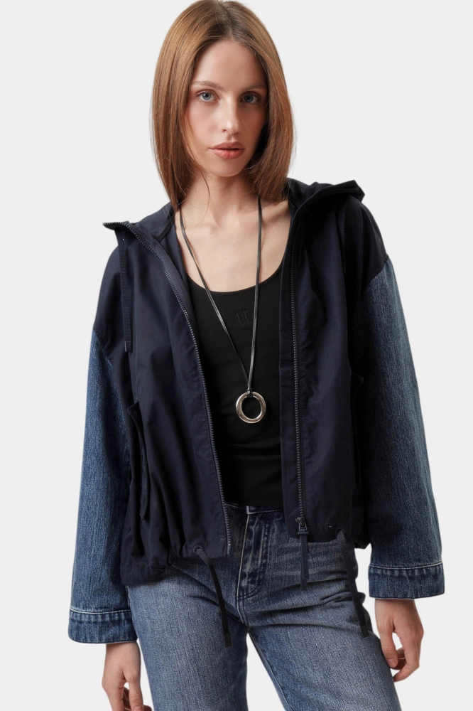 Кепка Emporio Armani Хлопок Черный