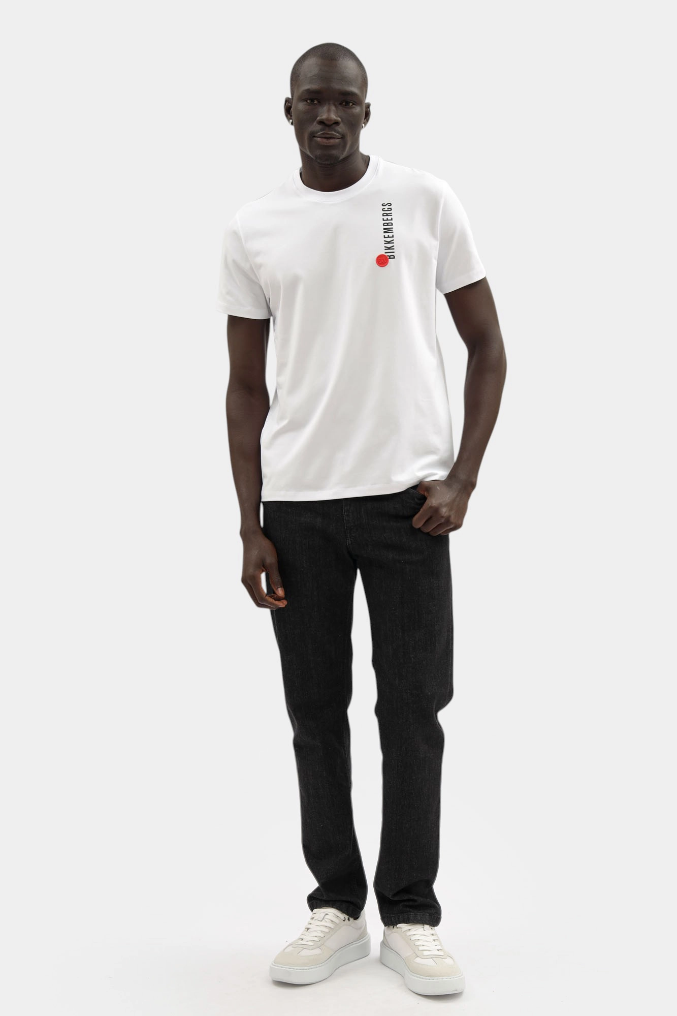 BMT1238 Футболка Bikkembergs Белый