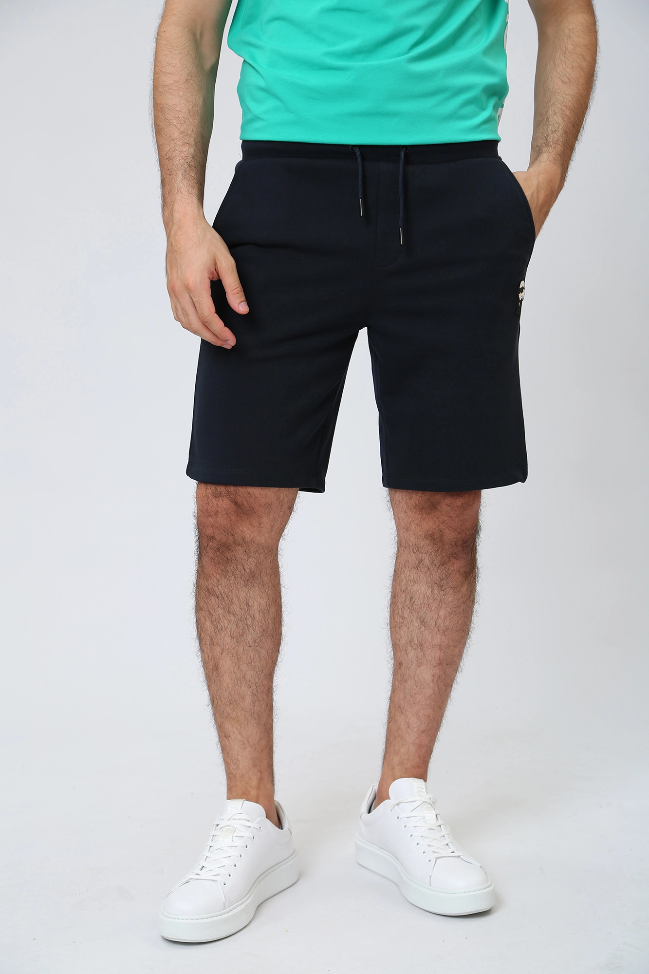 500900_705897 Шорты трикотажные Karl Lagerfeld Синий