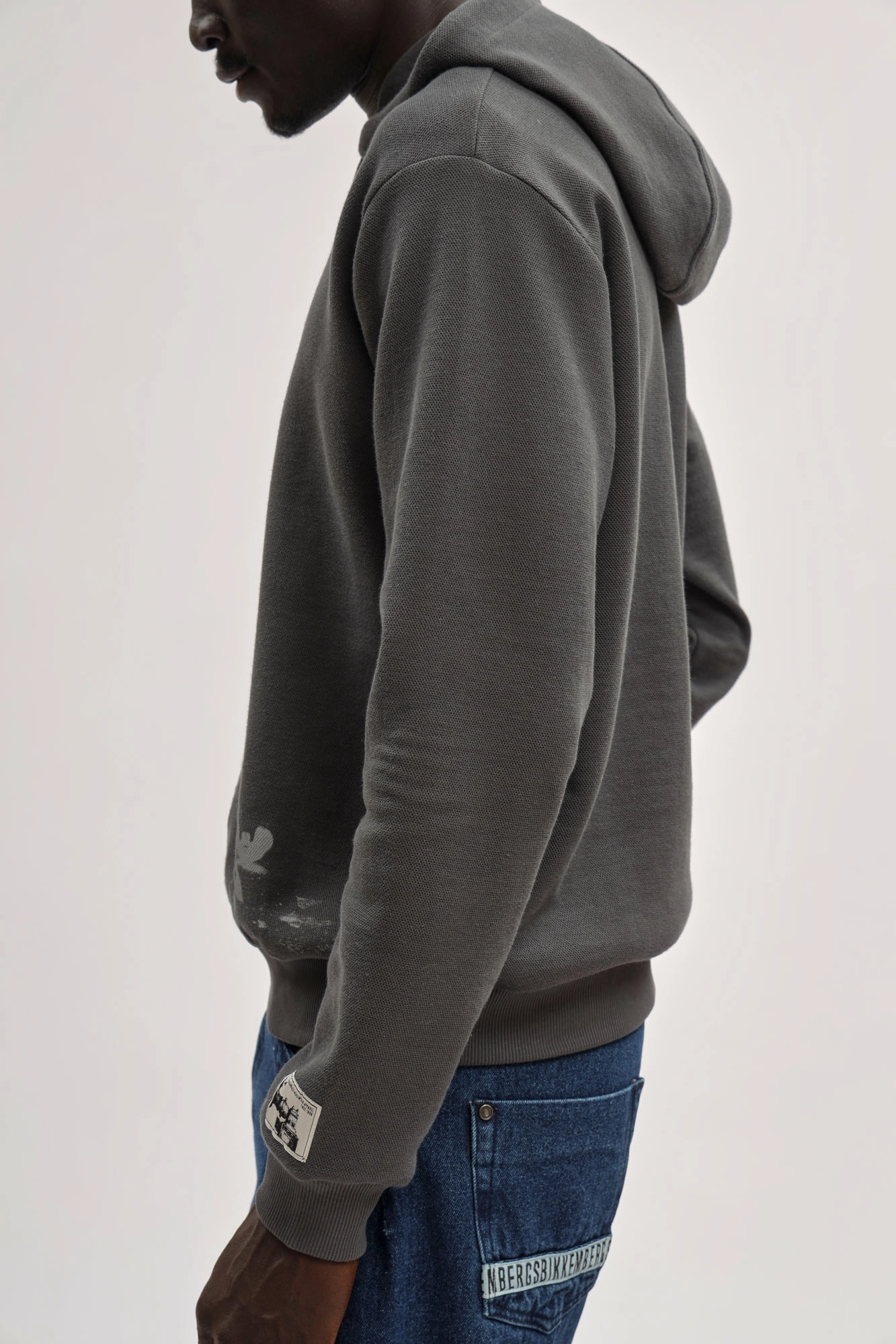 BMF1132 Худи Bikkembergs Серый