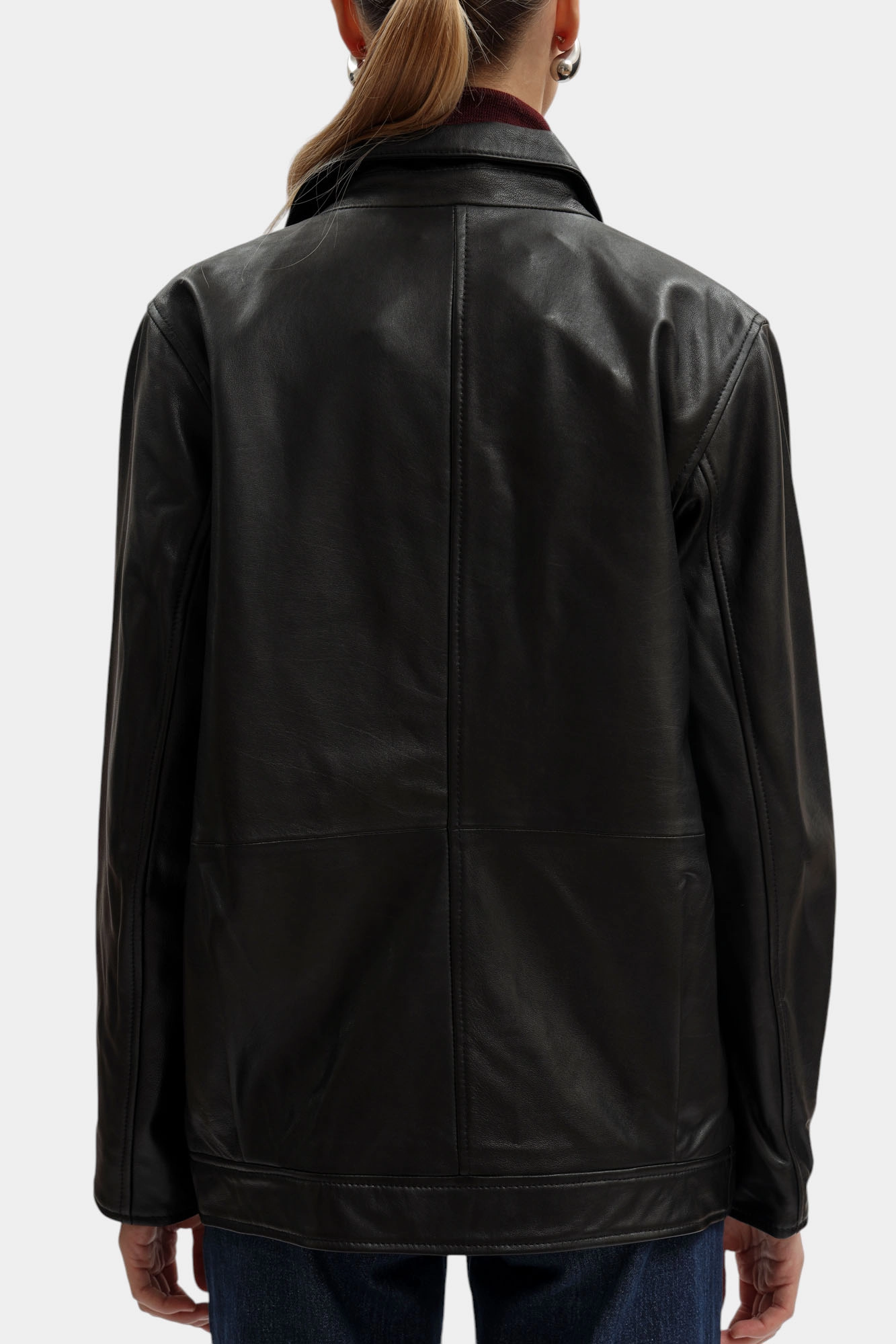 PL4024403 куртка кожаная pepe jeans 