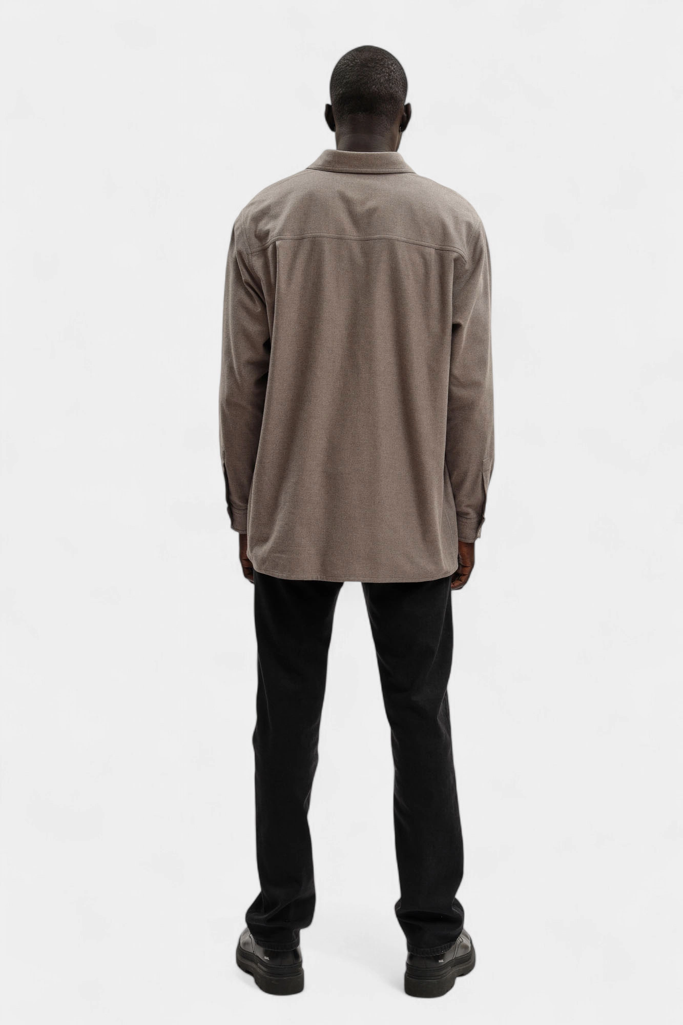 EM001604_ TE16011 Рубашка с длинным рукавом Emporio Armani Коричневый