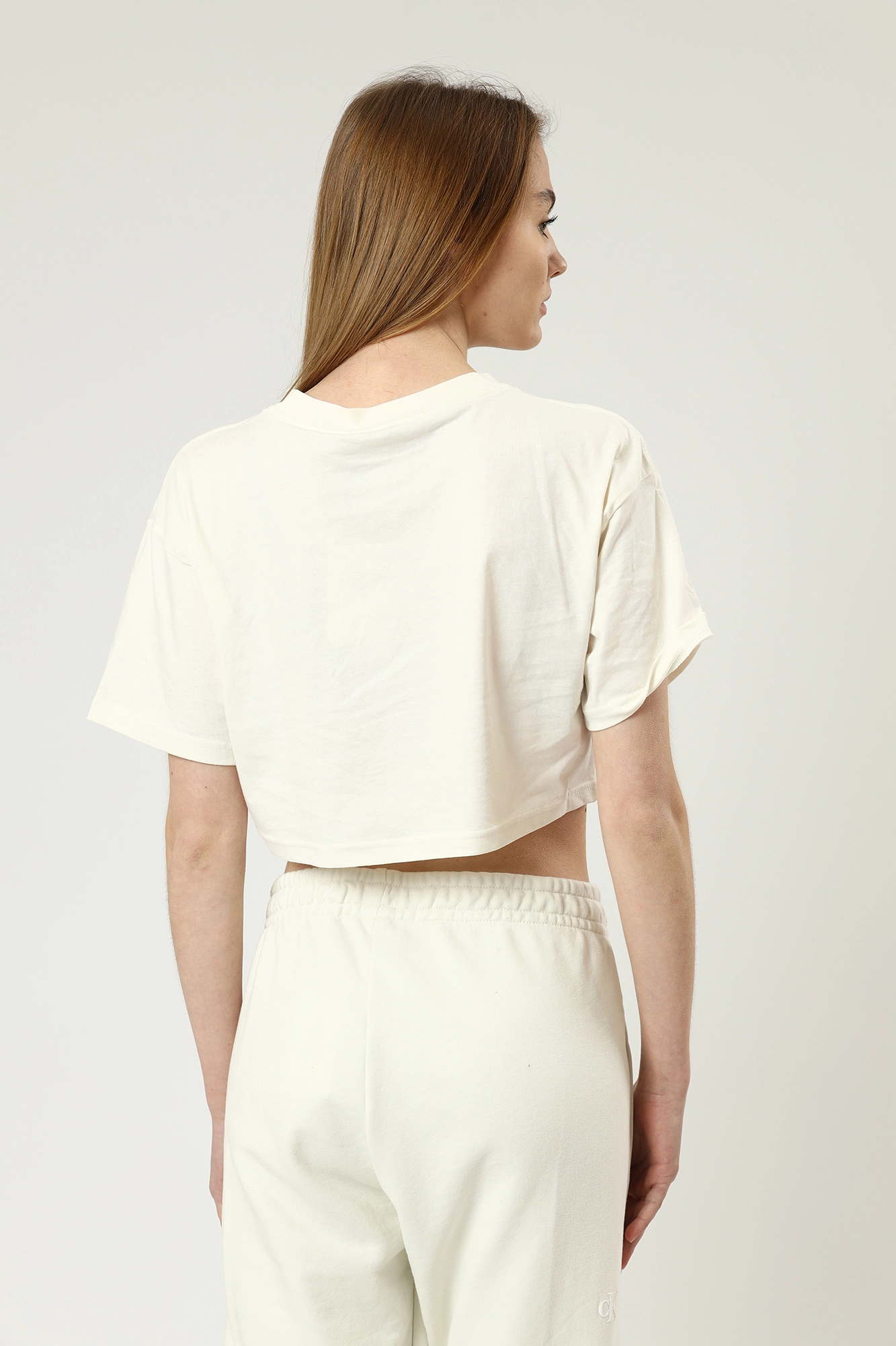 Calvin klein pants and crop top sale