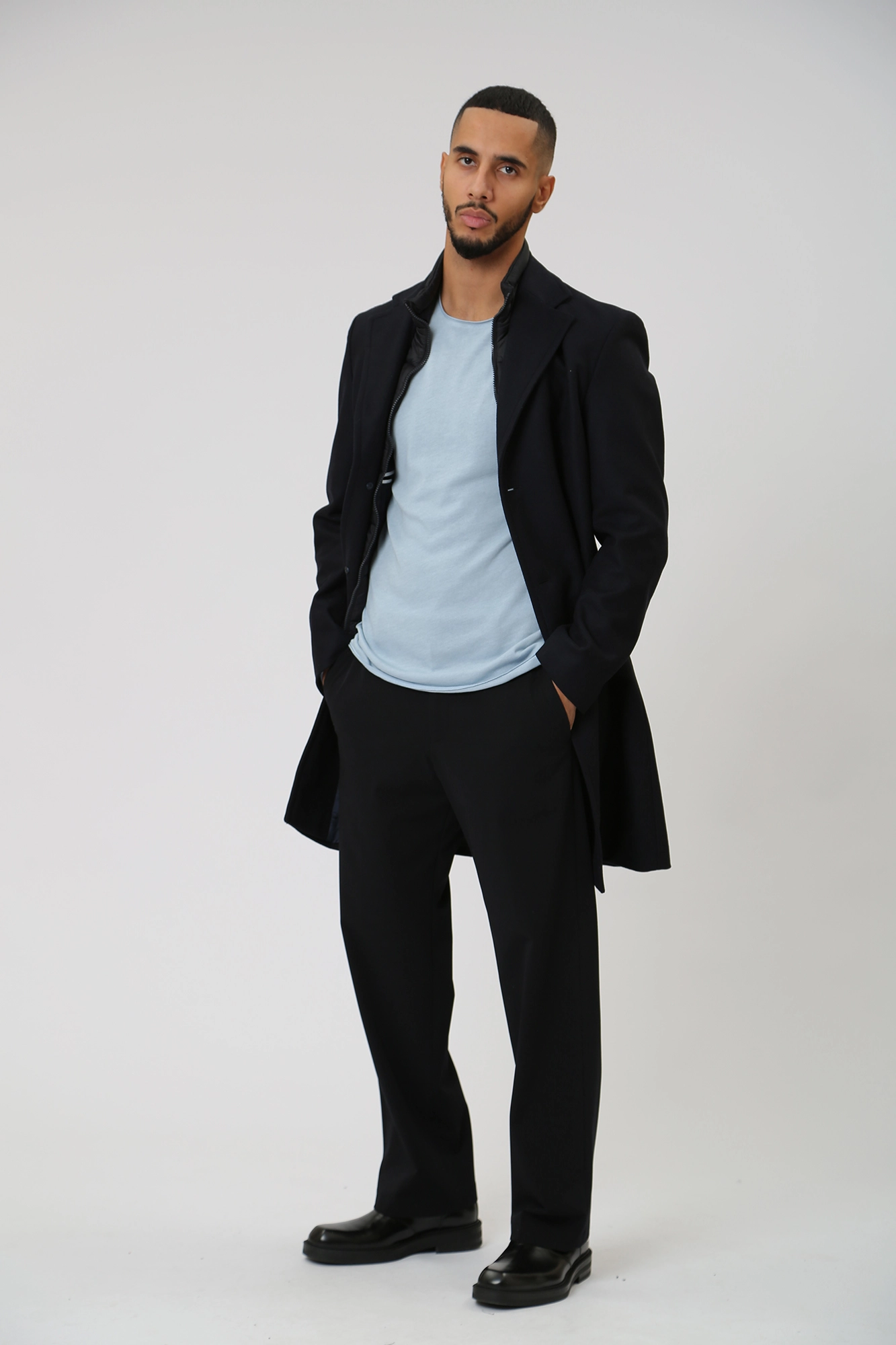 30039143_10016436 Пальто Strellson Синий