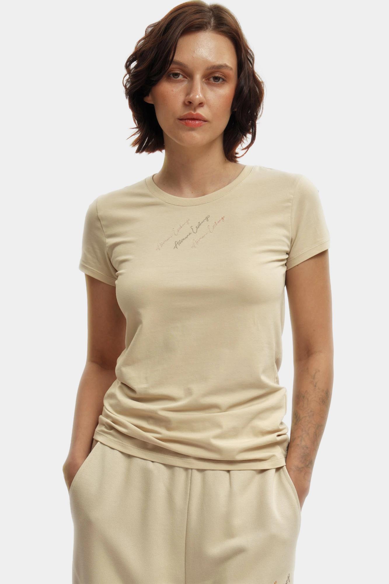XW000599_AF10355 футболка armani exchange 