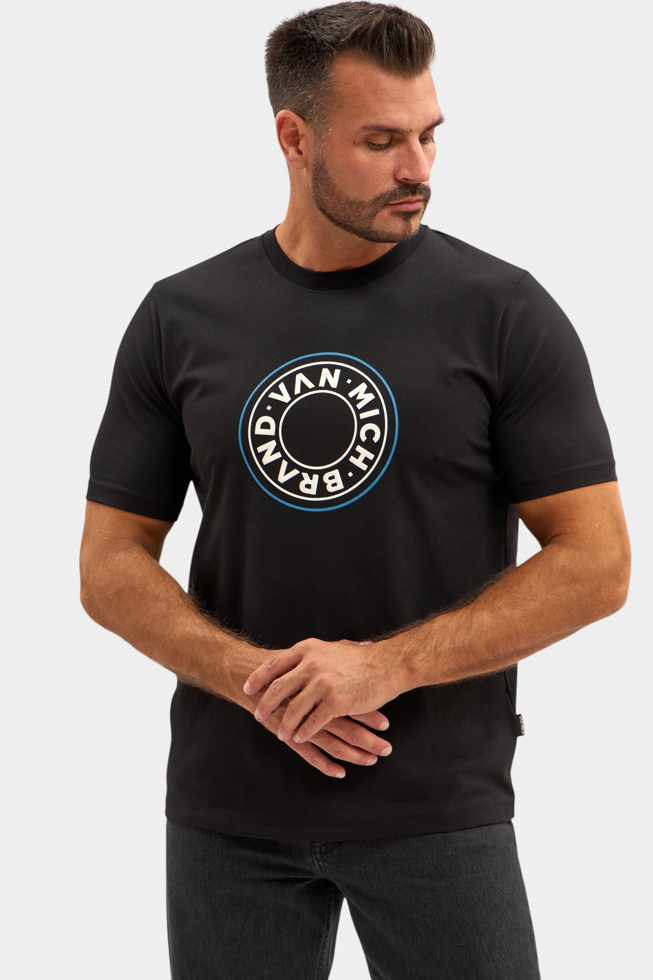 VM-ERK-22-571 Футболка Van Mich Черный