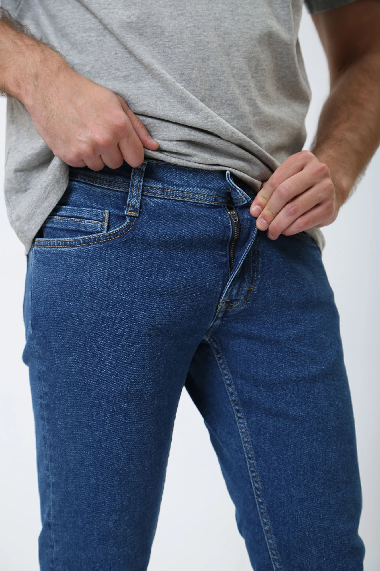 1014863-5000 Джинсы Oregon Slim  Mustang Синий