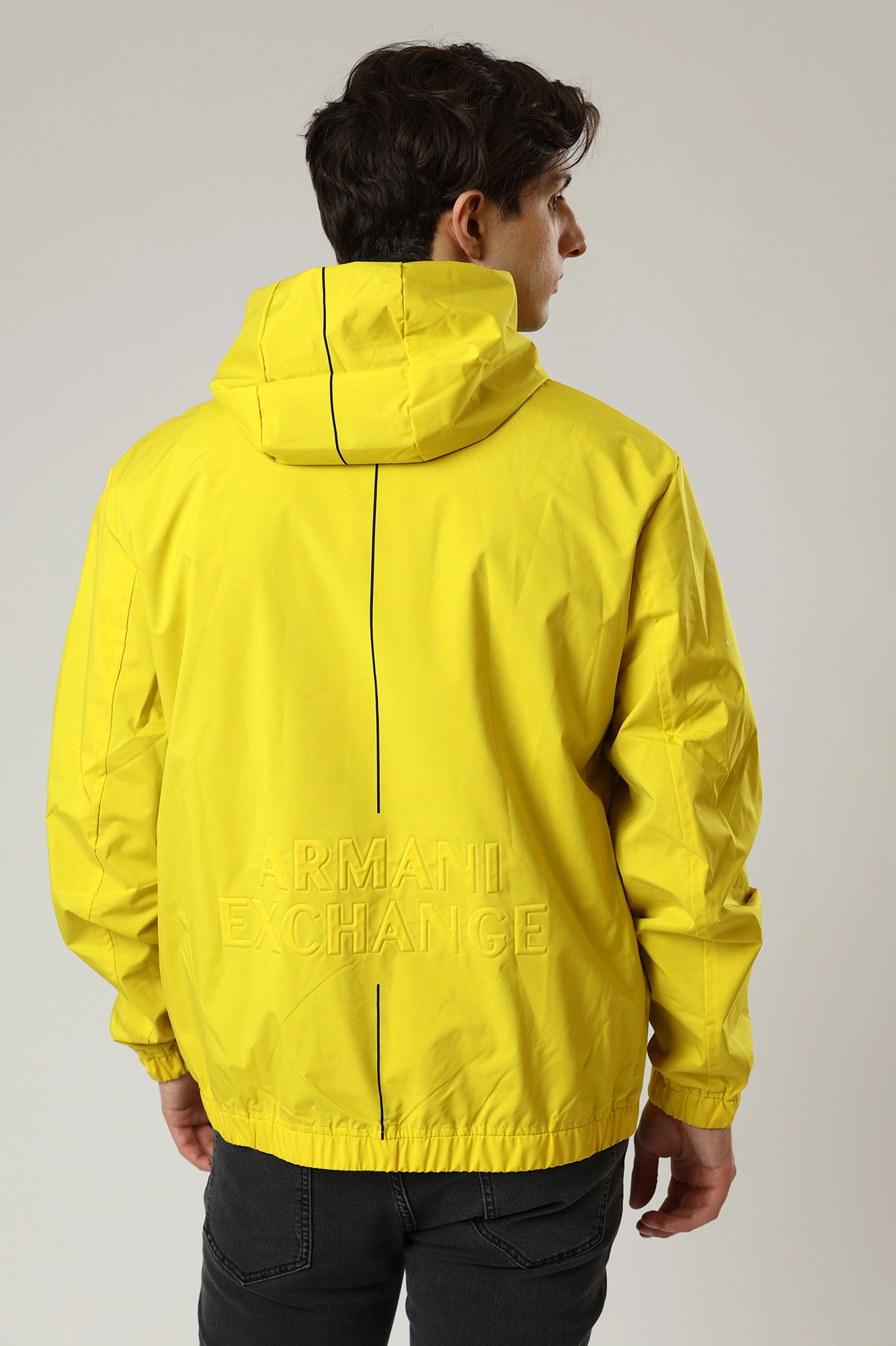 Yellow armani jacket cheap