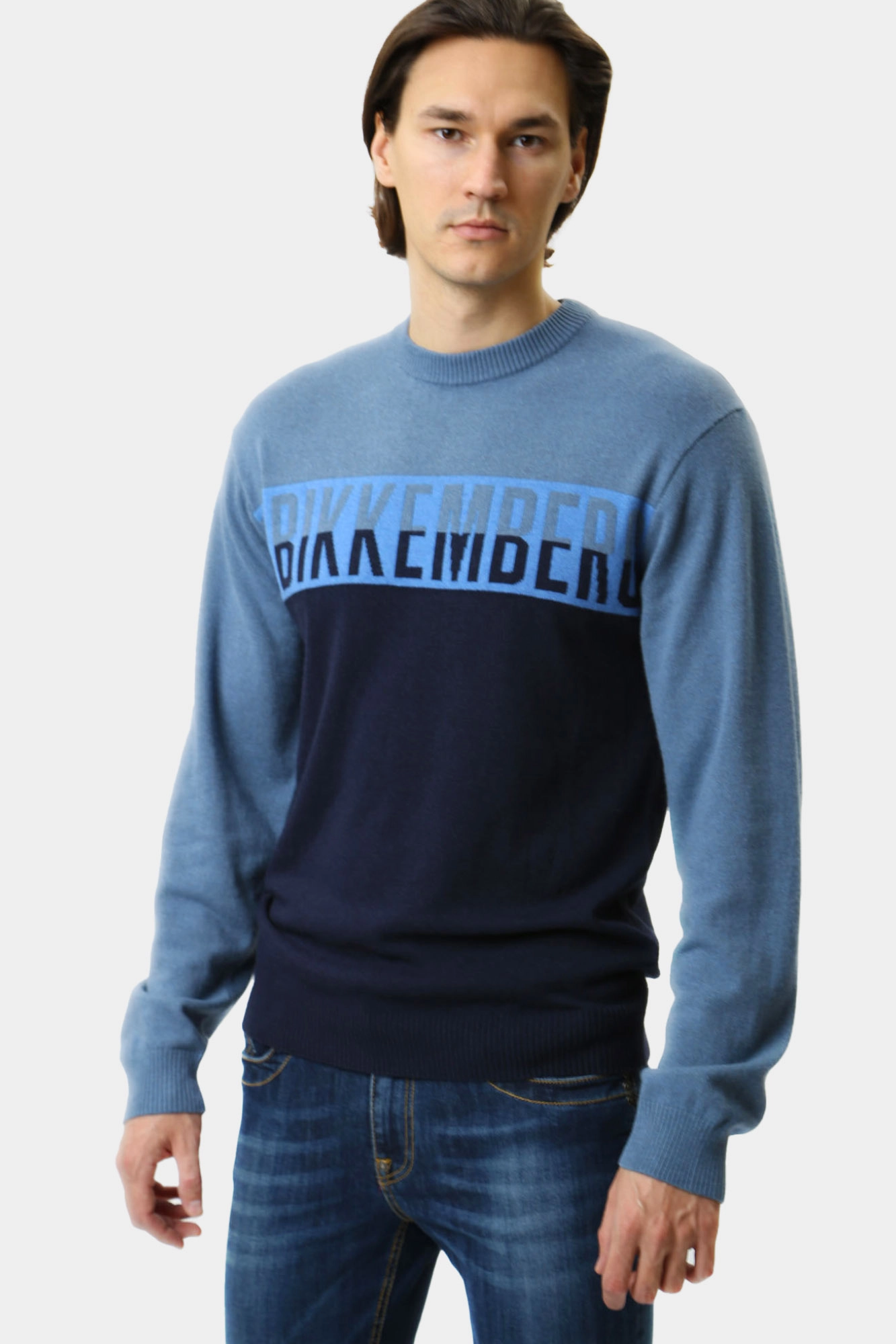 BMM0618 Джемпер Bikkembergs Коричневый