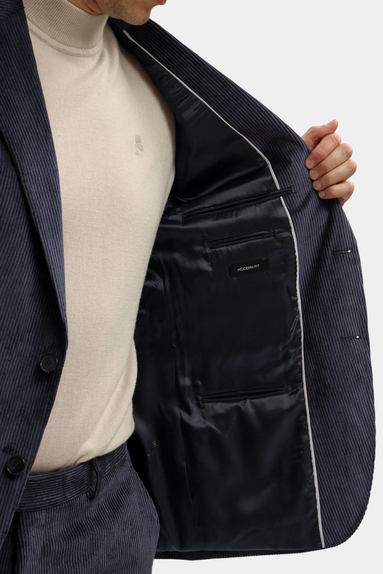 554031_155610 Пиджак классический Karl Lagerfeld Синий