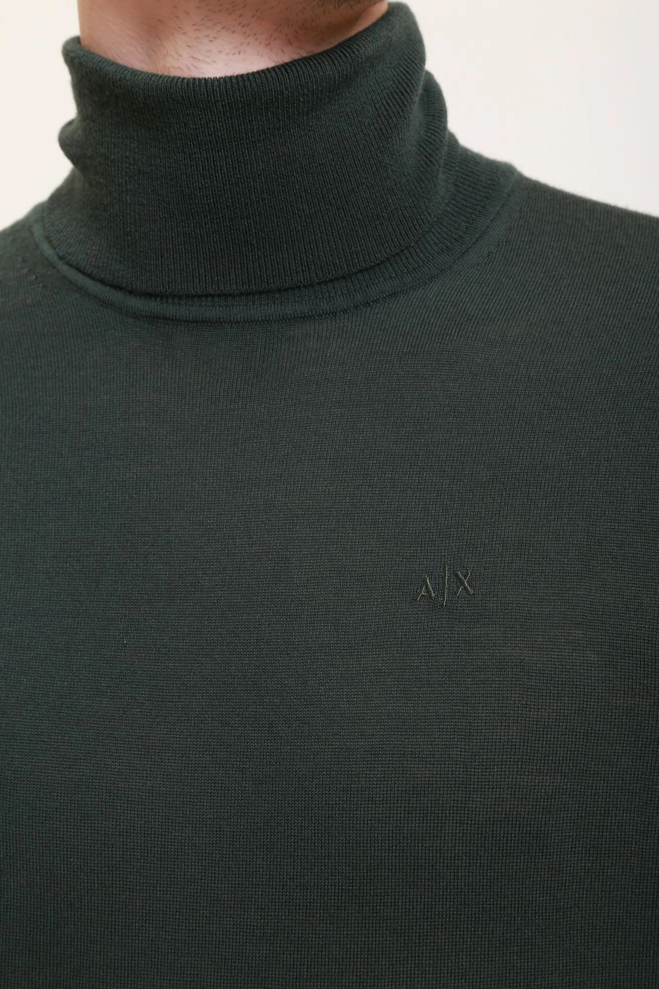 8NZM3C_ZM8AZ Водолазка Armani Exchange Зеленый