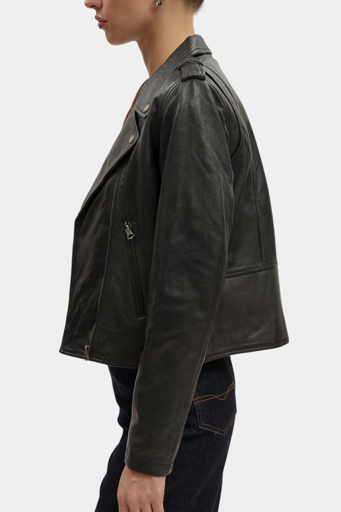 PL4024363 куртка кожаная pepe jeans 