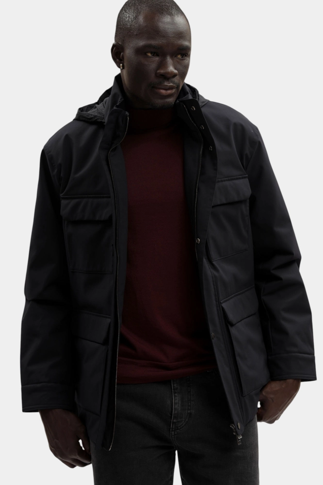 Брюки джинсовые Armani Exchange Хлопок Синий