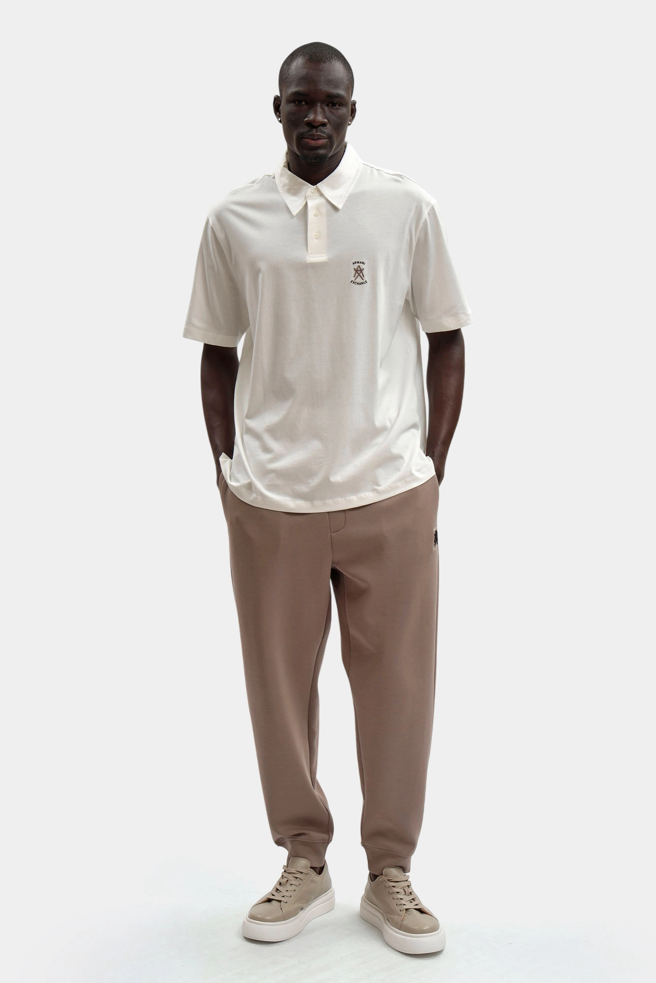 XM002209_AF10364 Поло Armani Exchange Белый