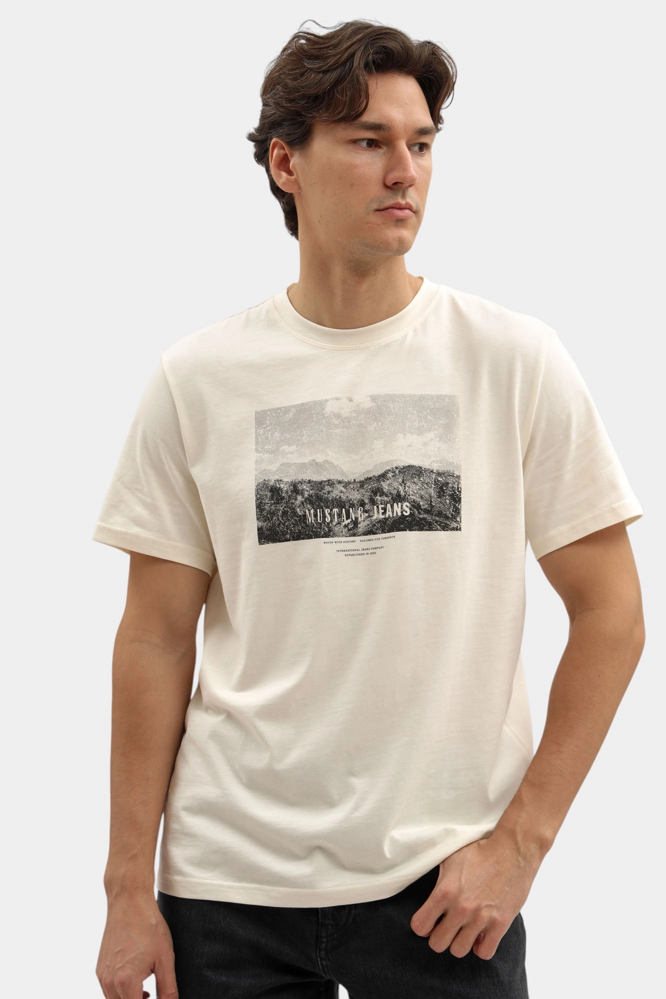 1016871 Футболка Mustang Белый