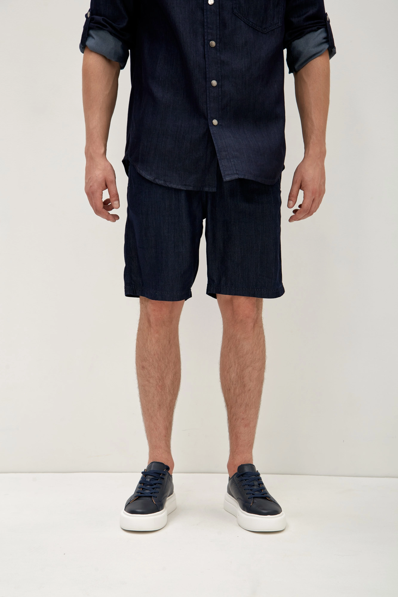 M-241-TK-56-1091 Шорты джинсовые The Hills Синий