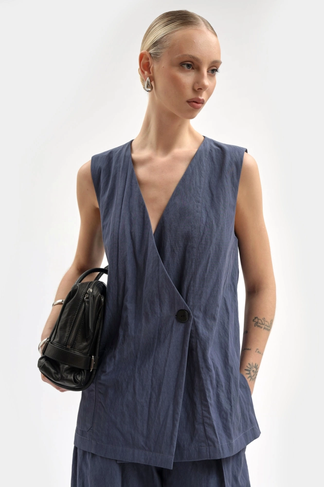 Сумка Karl Lagerfeld Хлопок Серый