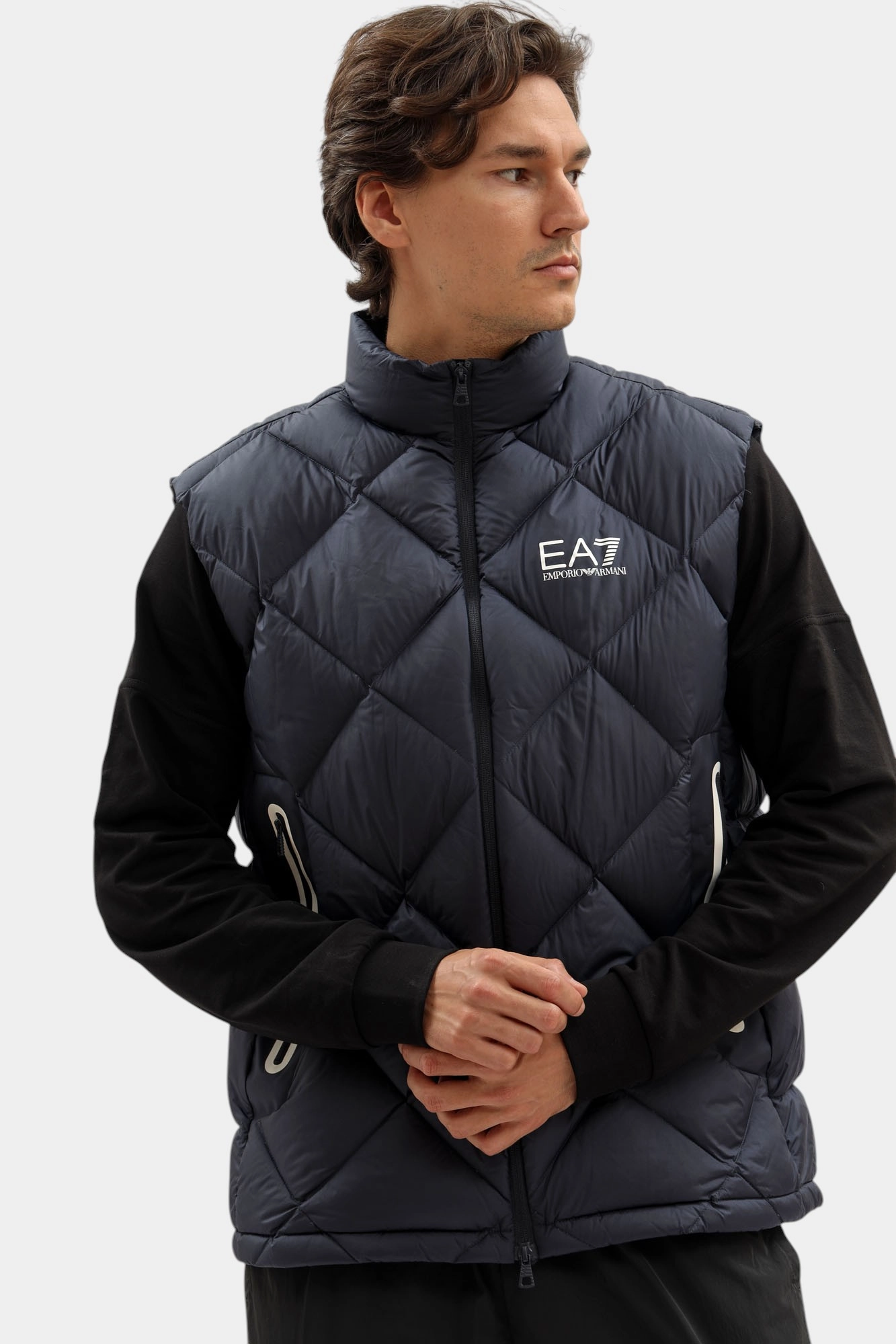 7M001002_AF15923 Жилет EA7 Голубой