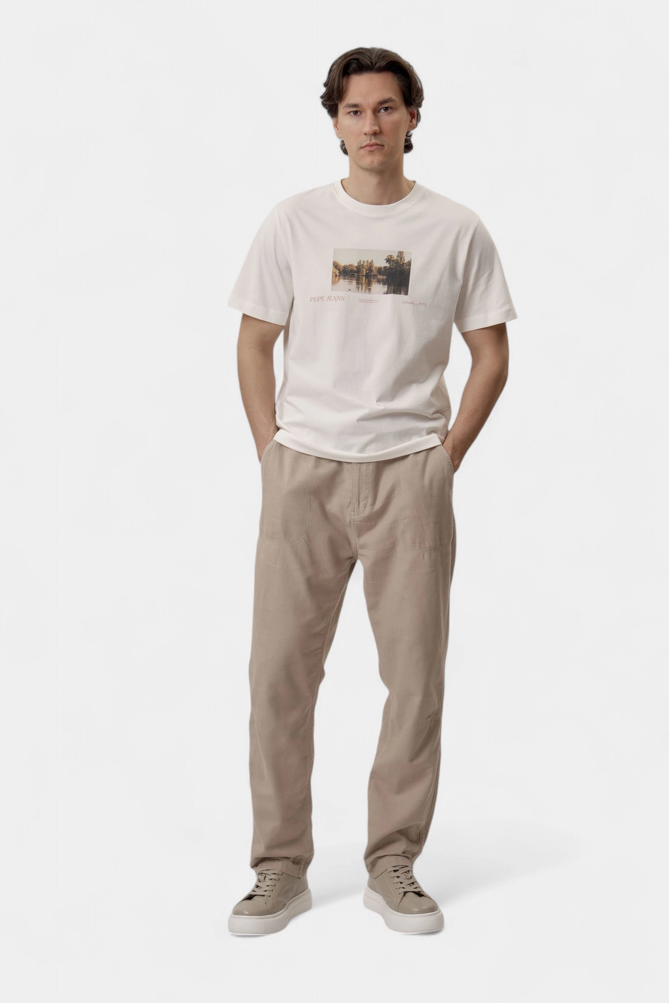 PM211872 Брюки Pepe Jeans Бежевый