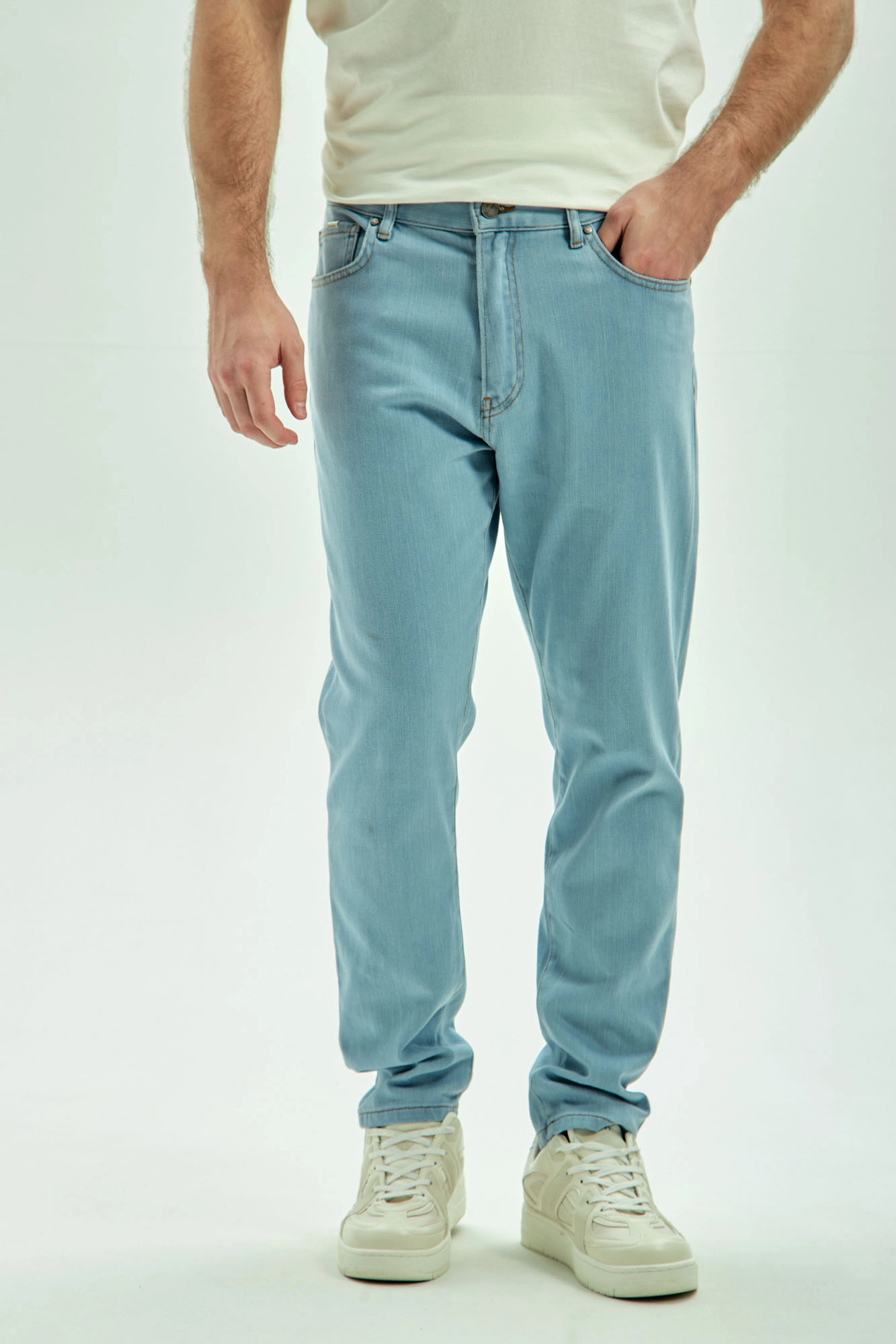 VM-OMA-33-026 Джинсы DAD  Van Mich Голубой