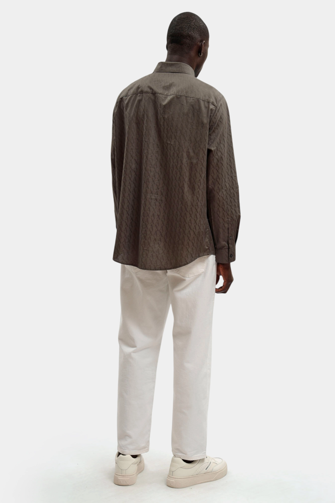 XM001587_AF16631 Рубашка Armani Exchange Серый