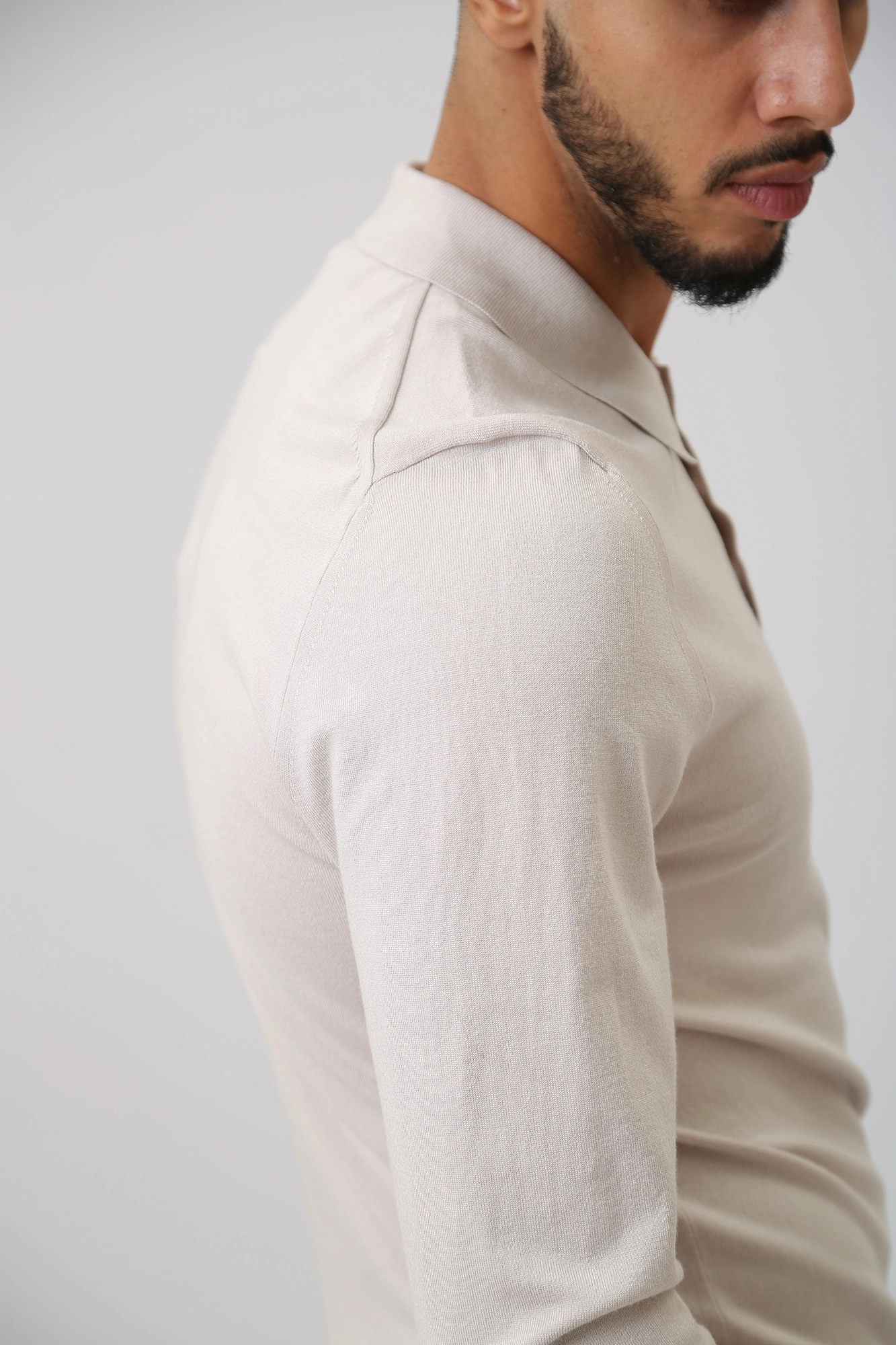 52M00748-0F000542 Поло с длинным рукавом Trussardi Серый