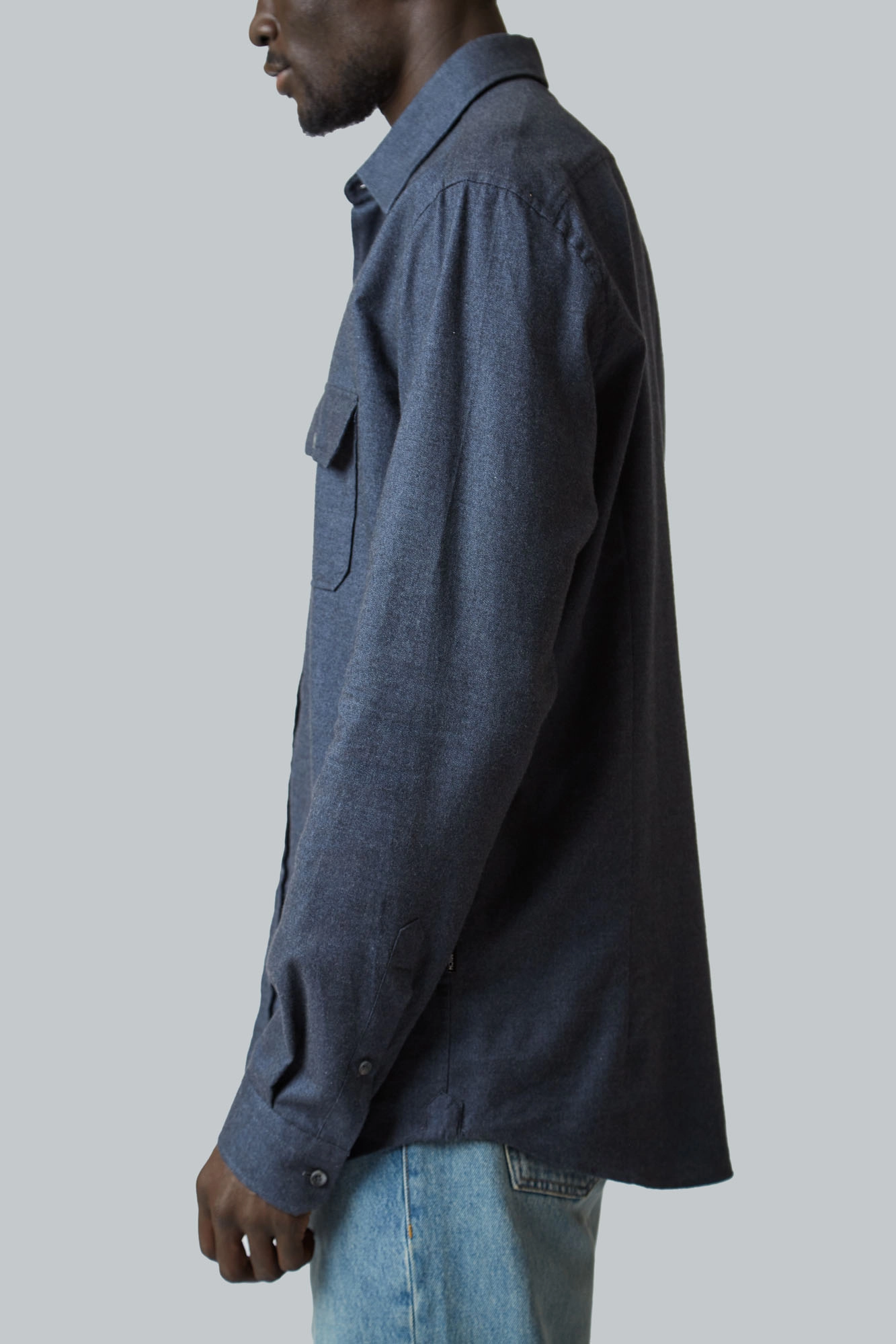 VM-BAL-58-003 Рубашка с длинным рукавом Van Mich Синий