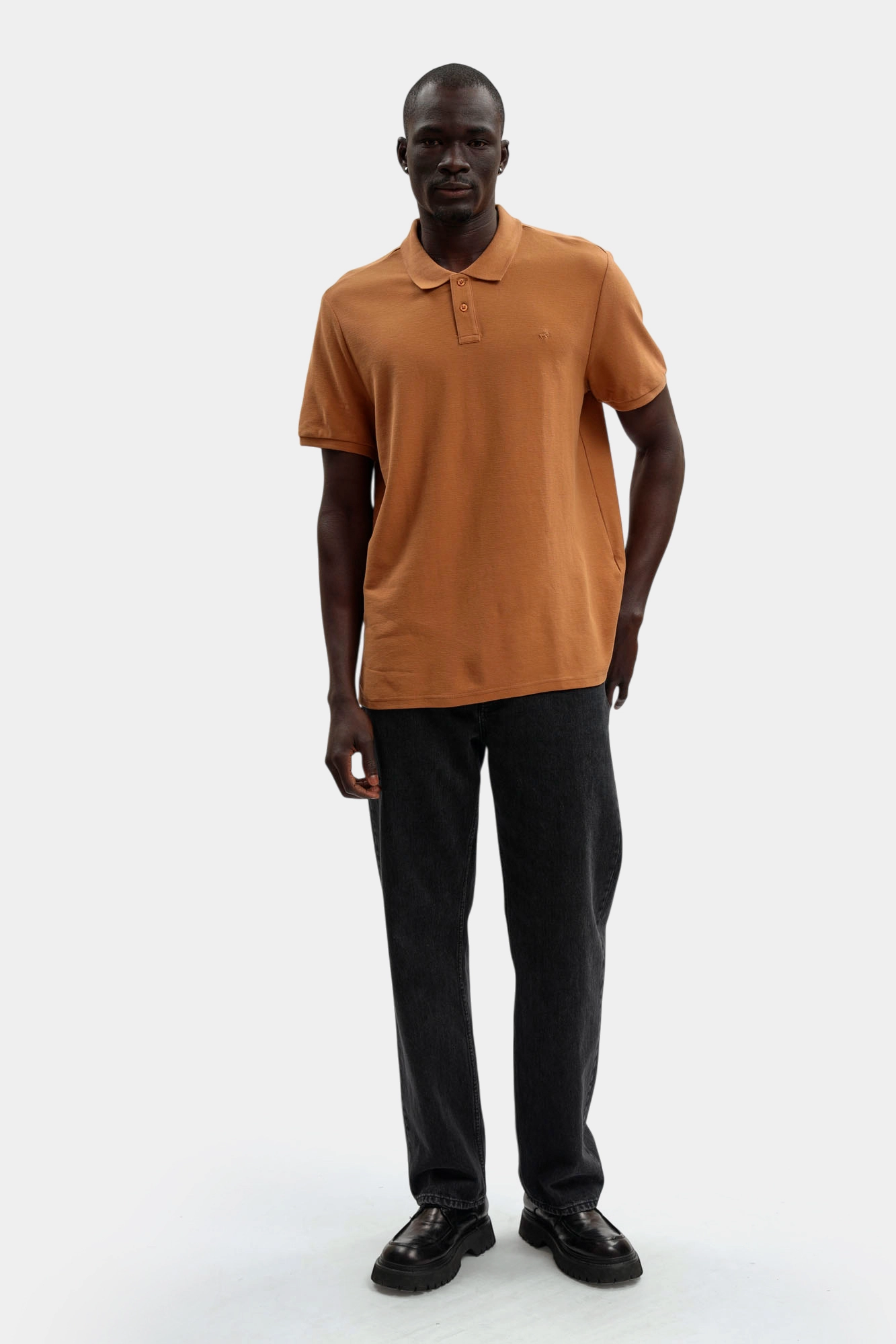 1017408 Поло Mustang Коричневый