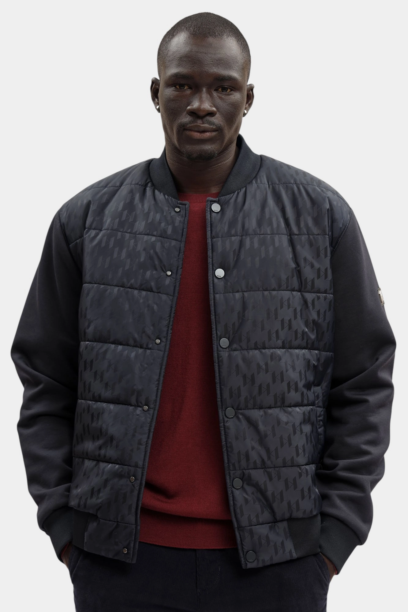 554504_505064 Бомбер Karl Lagerfeld Синий