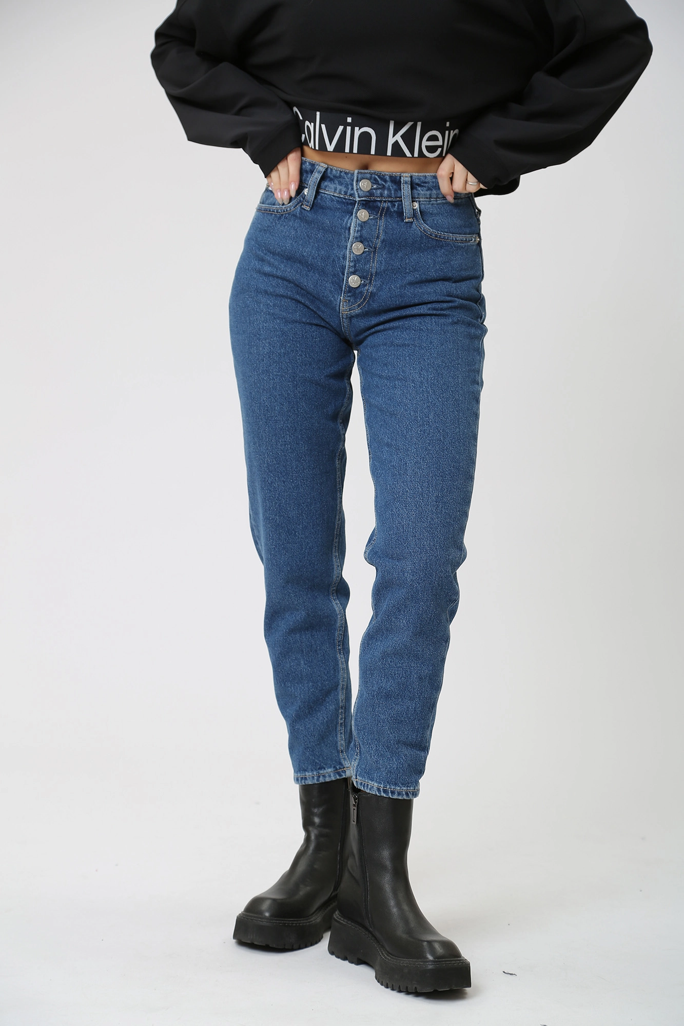 J20J220604 брюки джинсовые calvin klein jeans 