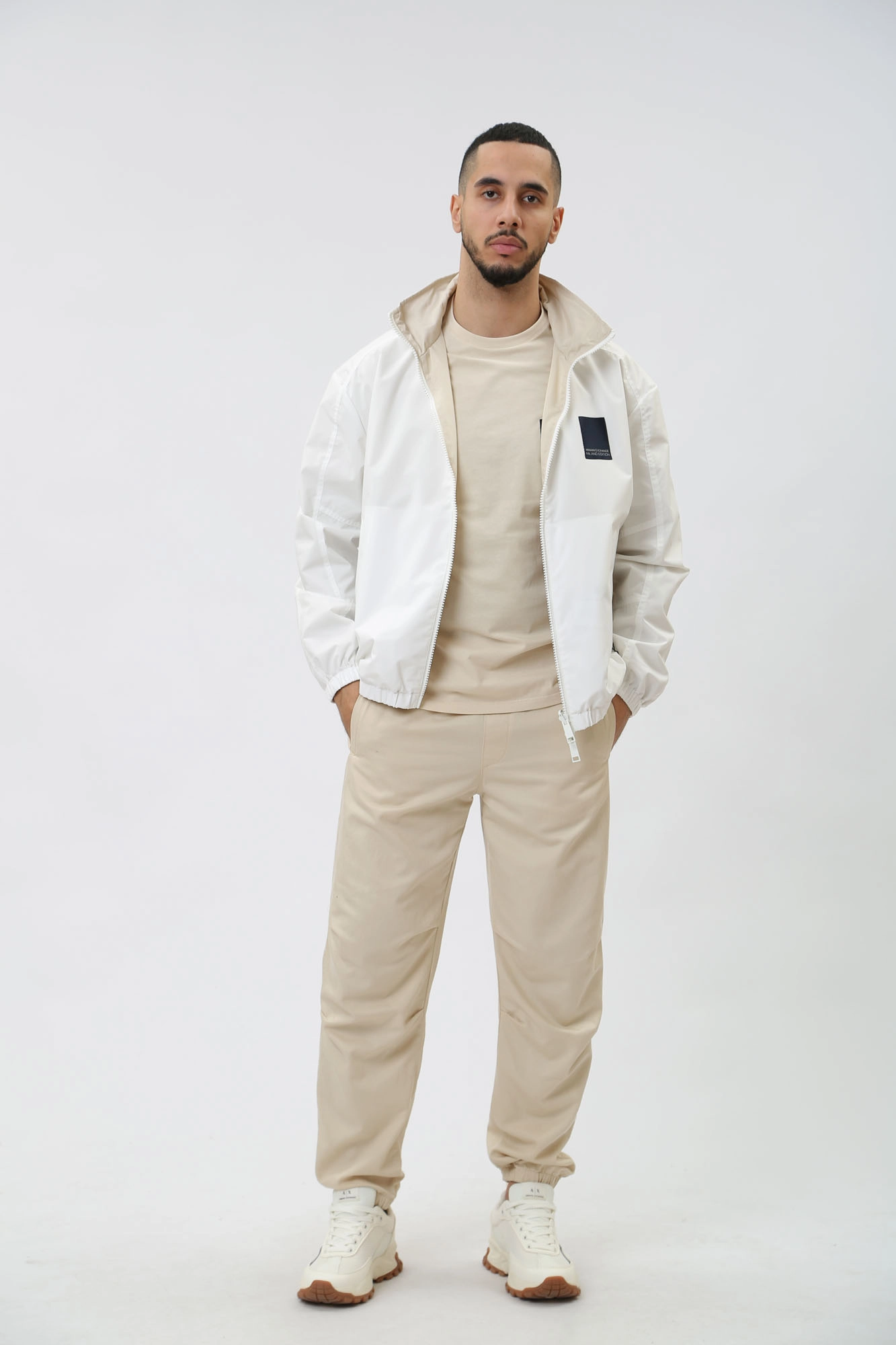 3DZB06_ZNB7Z Ветровка двусторонняя Armani Exchange Белый