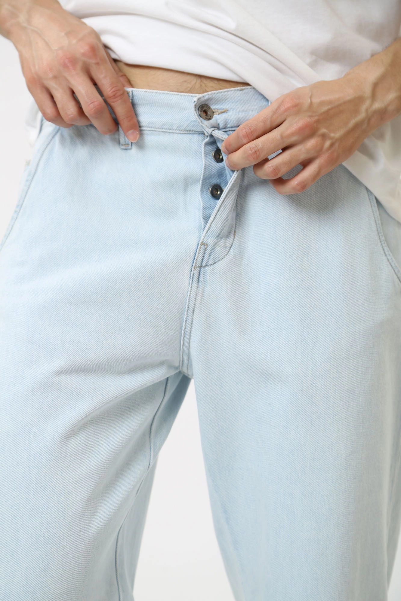 1014881 Джинсы Toledo Loose  Mustang Голубой