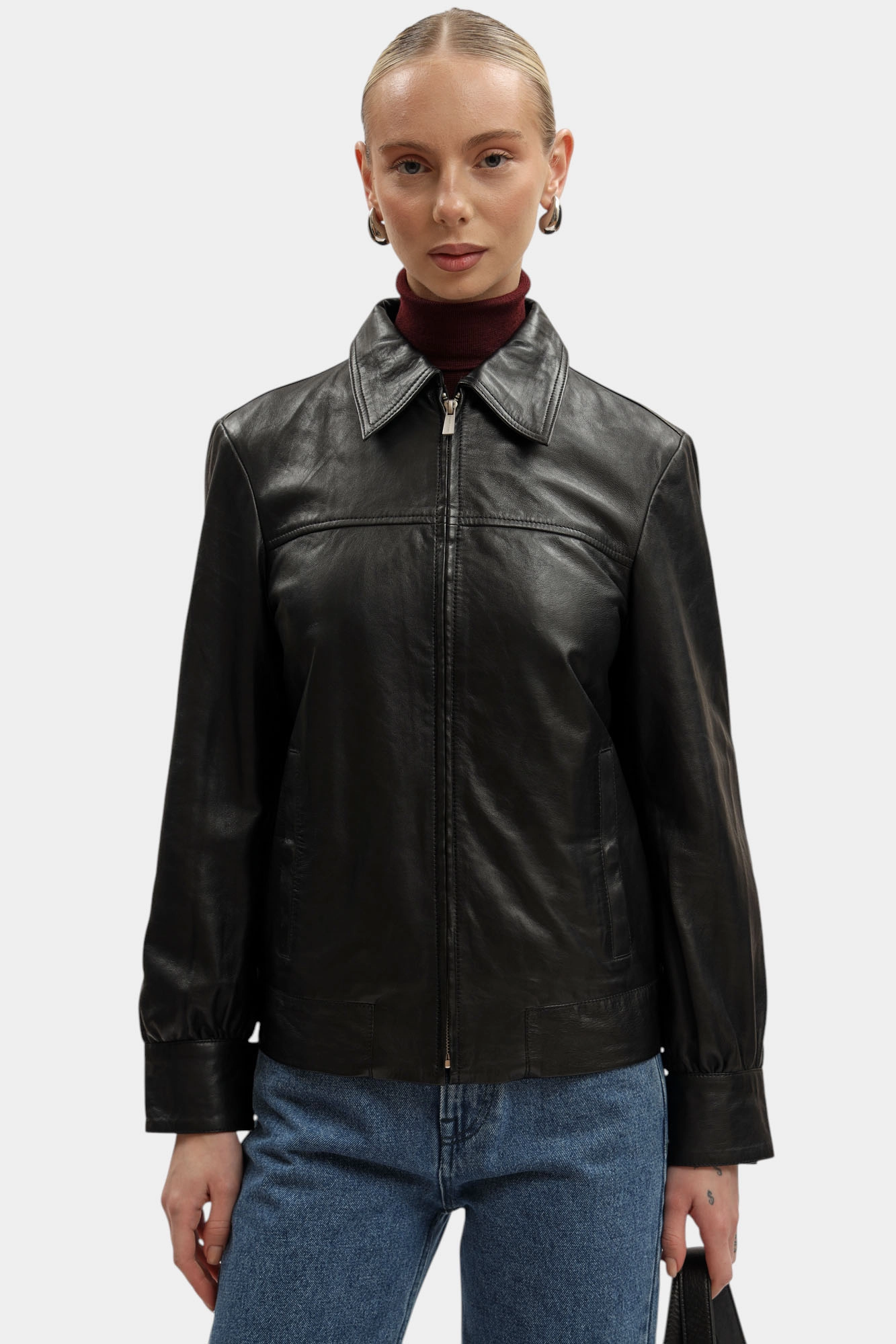 R357A000711N-WL902L03-04DP куртка кожаная trussardi 